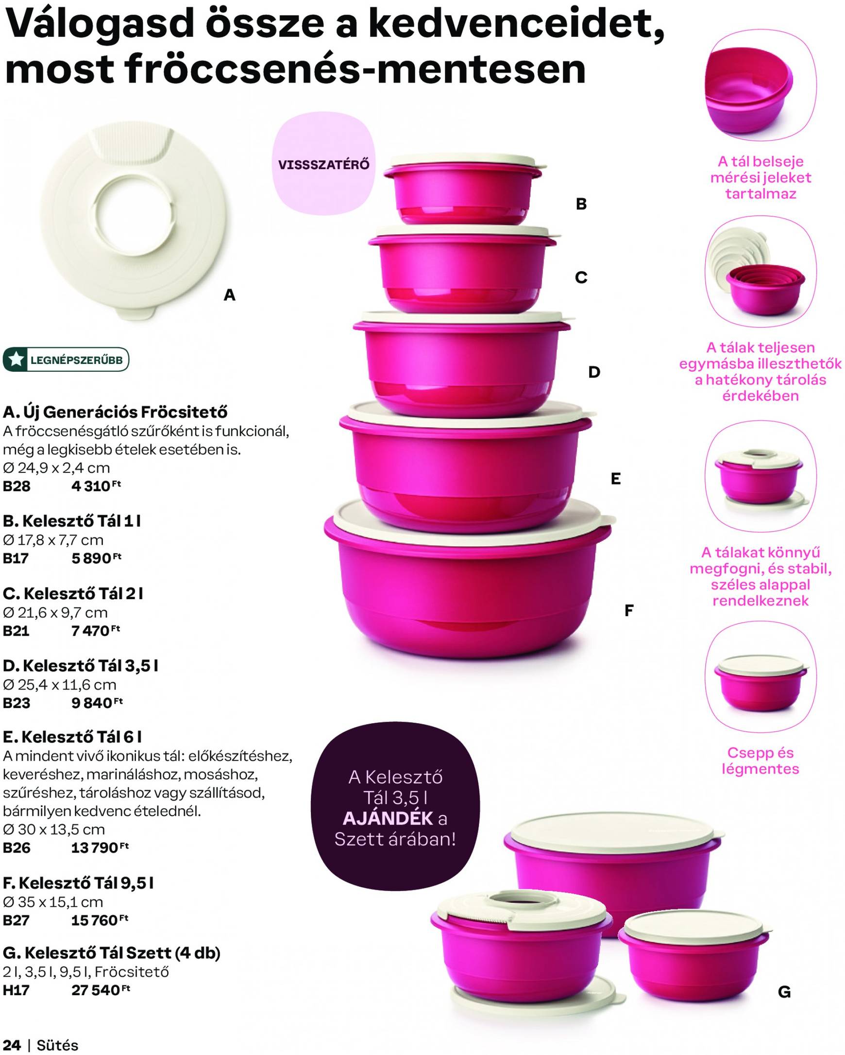 tupperware - Aktuális újság Tupperware 09.02. - 02.28. - page: 24