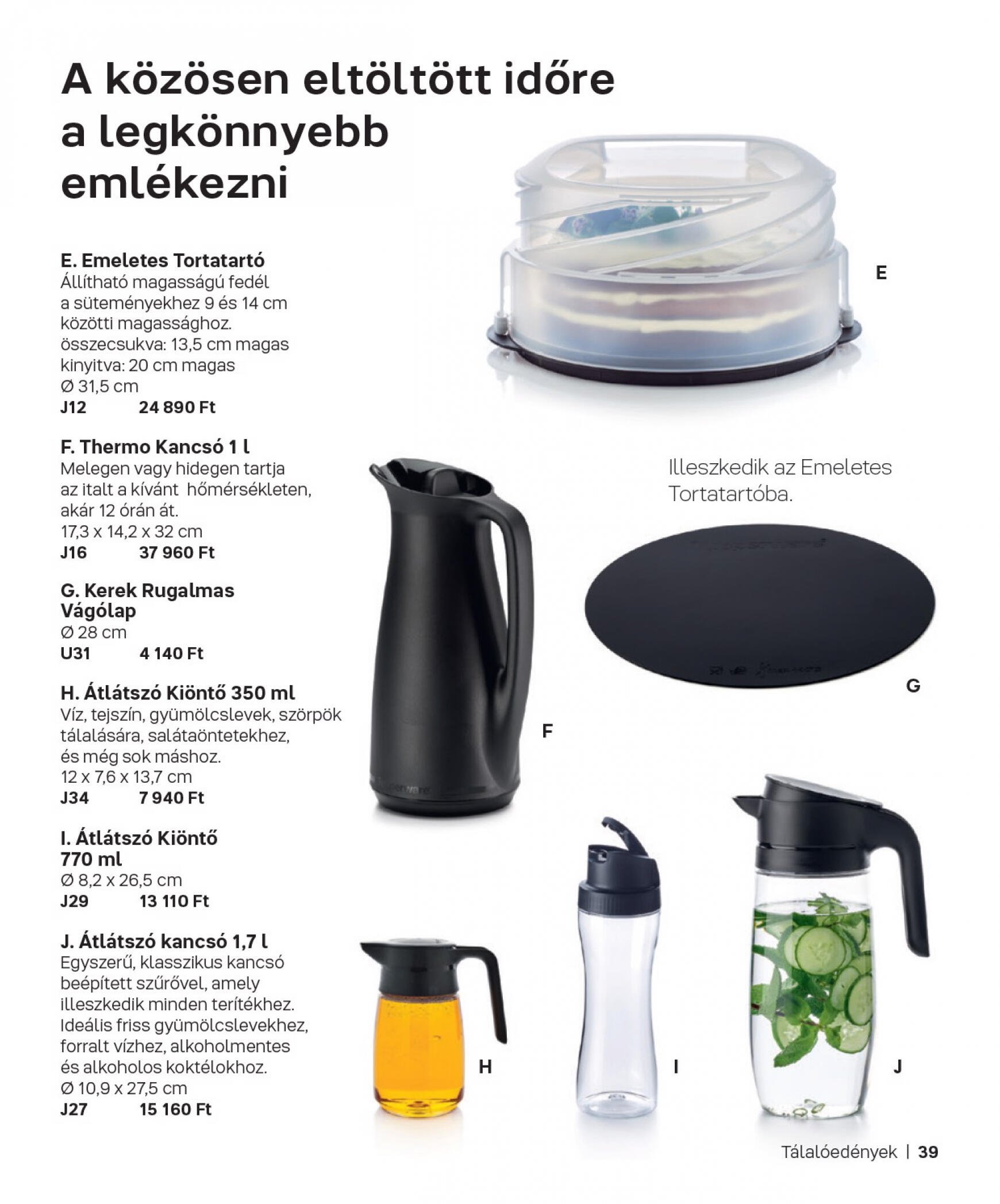 tupperware - Tupperware - ŐSZI & TÉLI KATALÓGUS 2023/24 dátumtól érvényes 2023.11.27. - page: 39