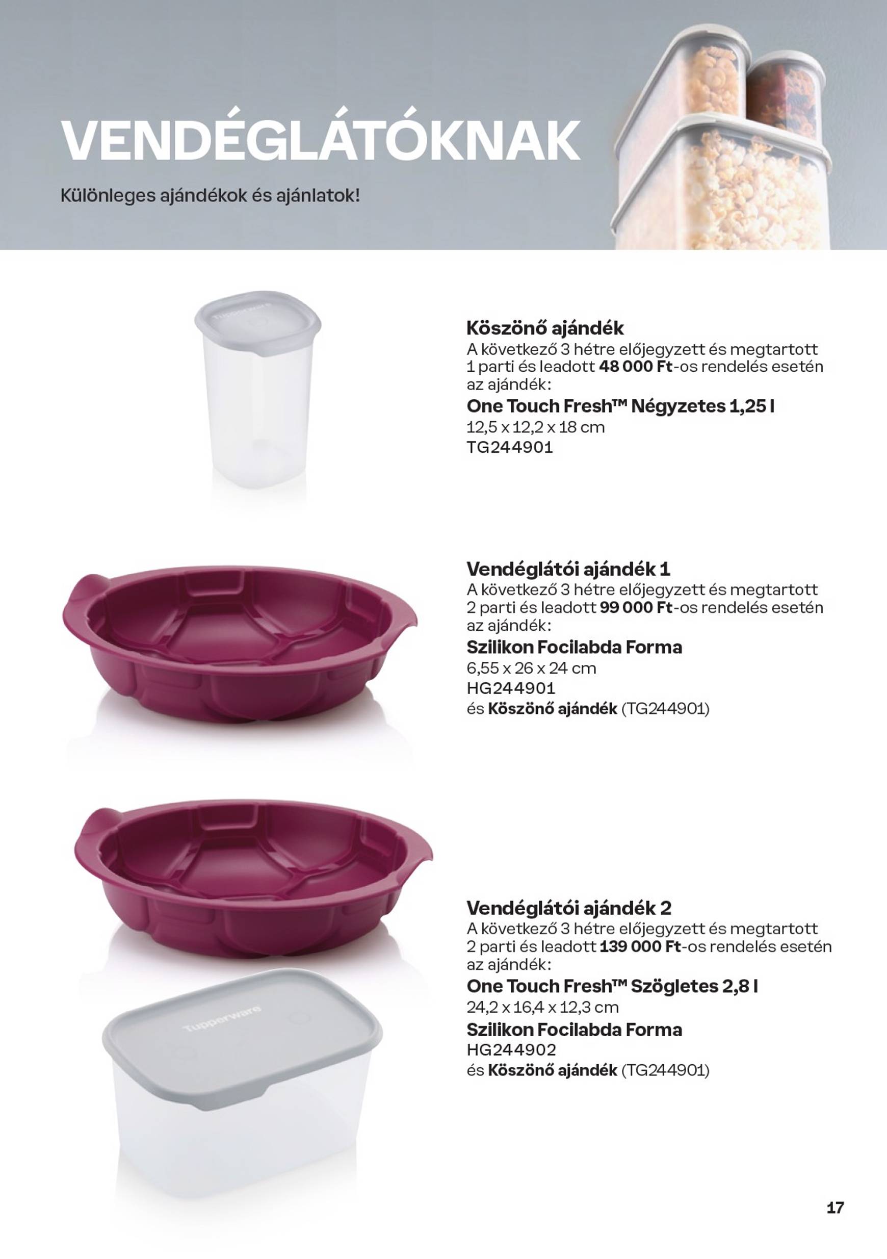 tupperware - Tupperware - Karácsony akciós újság, érvényes 12.02. - 12.29. - page: 17