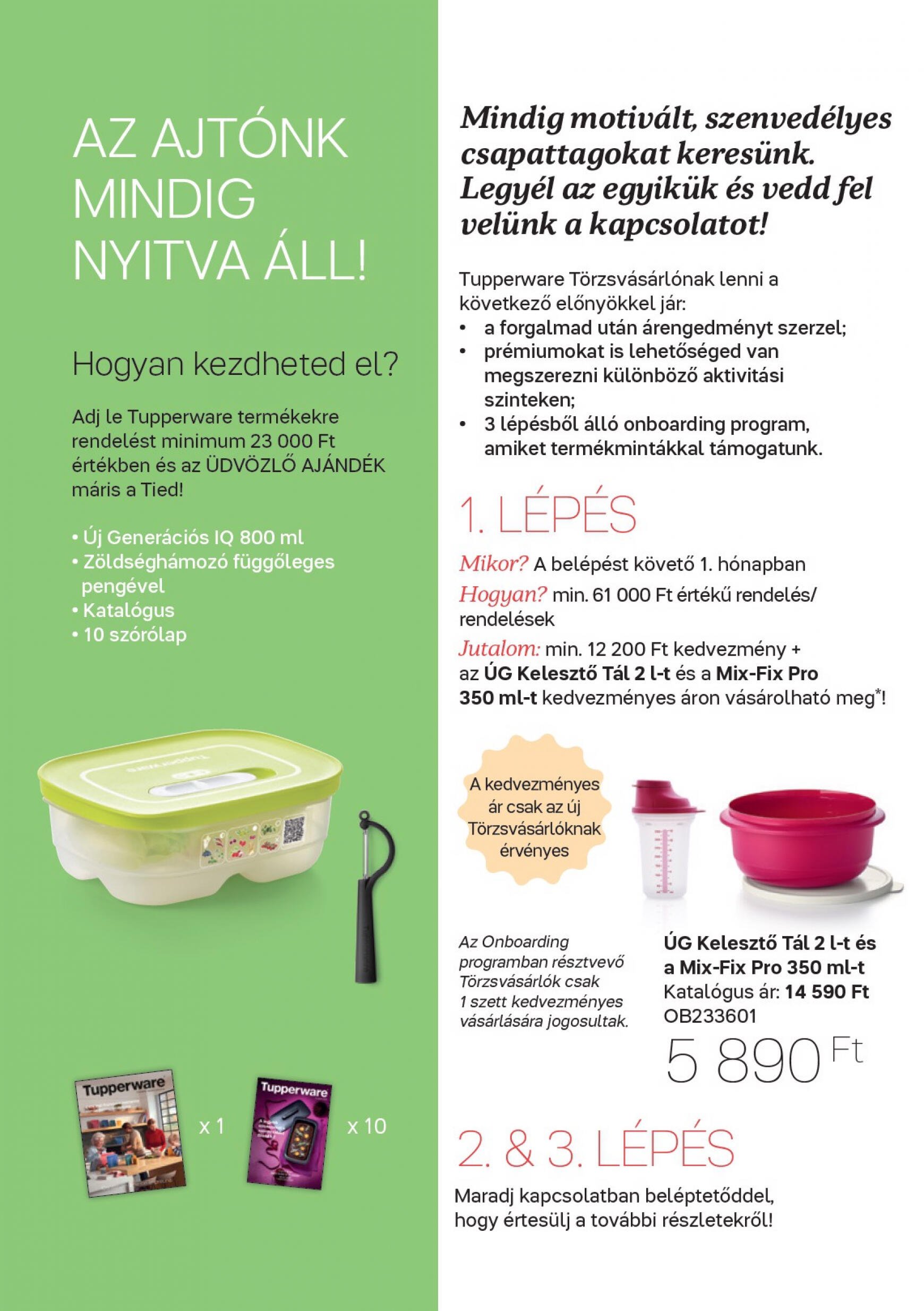 tupperware - Tupperware - A legnagyobb élmény, ha a szeretteiddel főzöl! dátumtól érvényes 2023.12.12. - page: 14