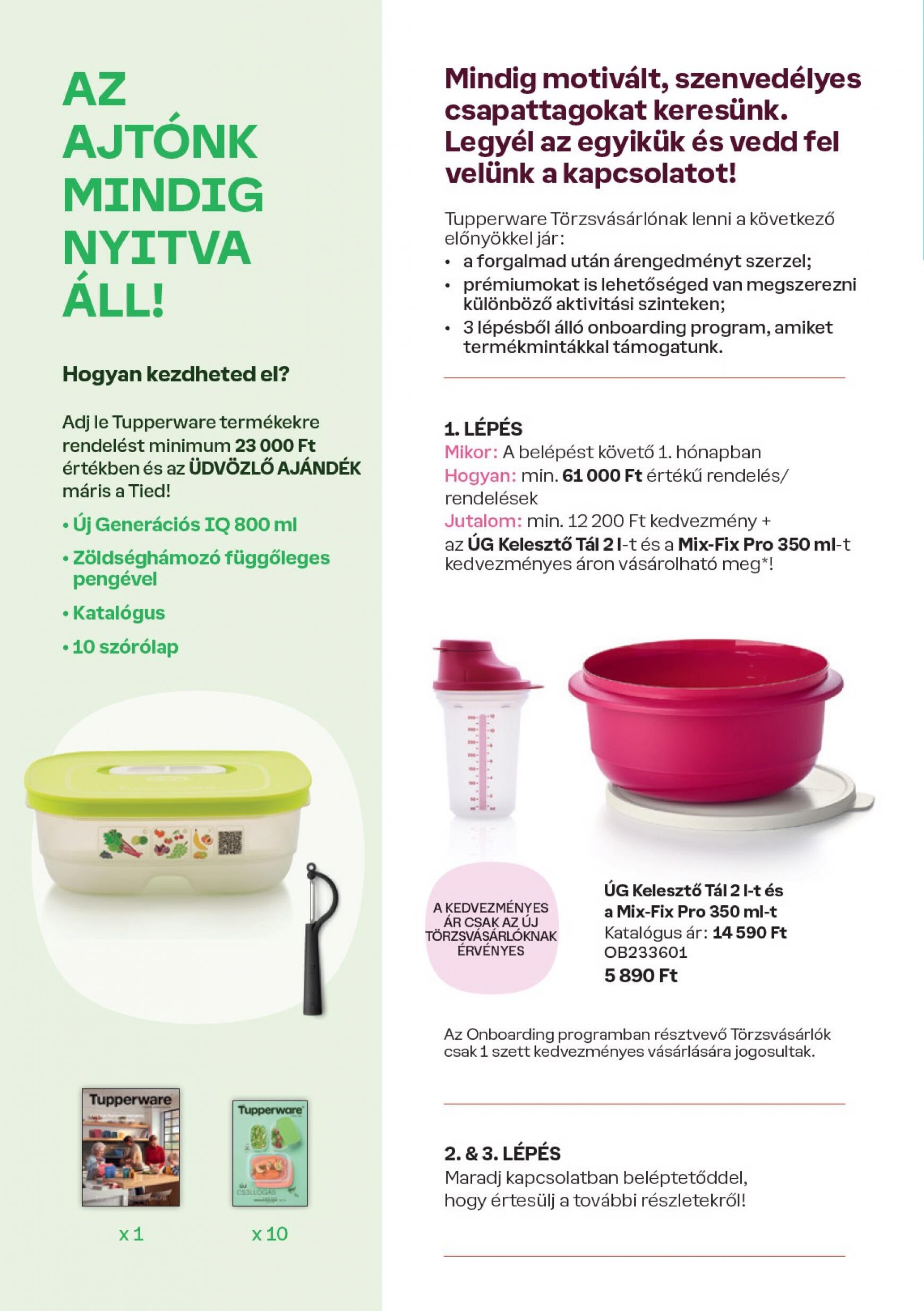 tupperware - Tupperware - ÚJ CSILLOGÁS dátumtól érvényes 2024.01.01. - page: 10