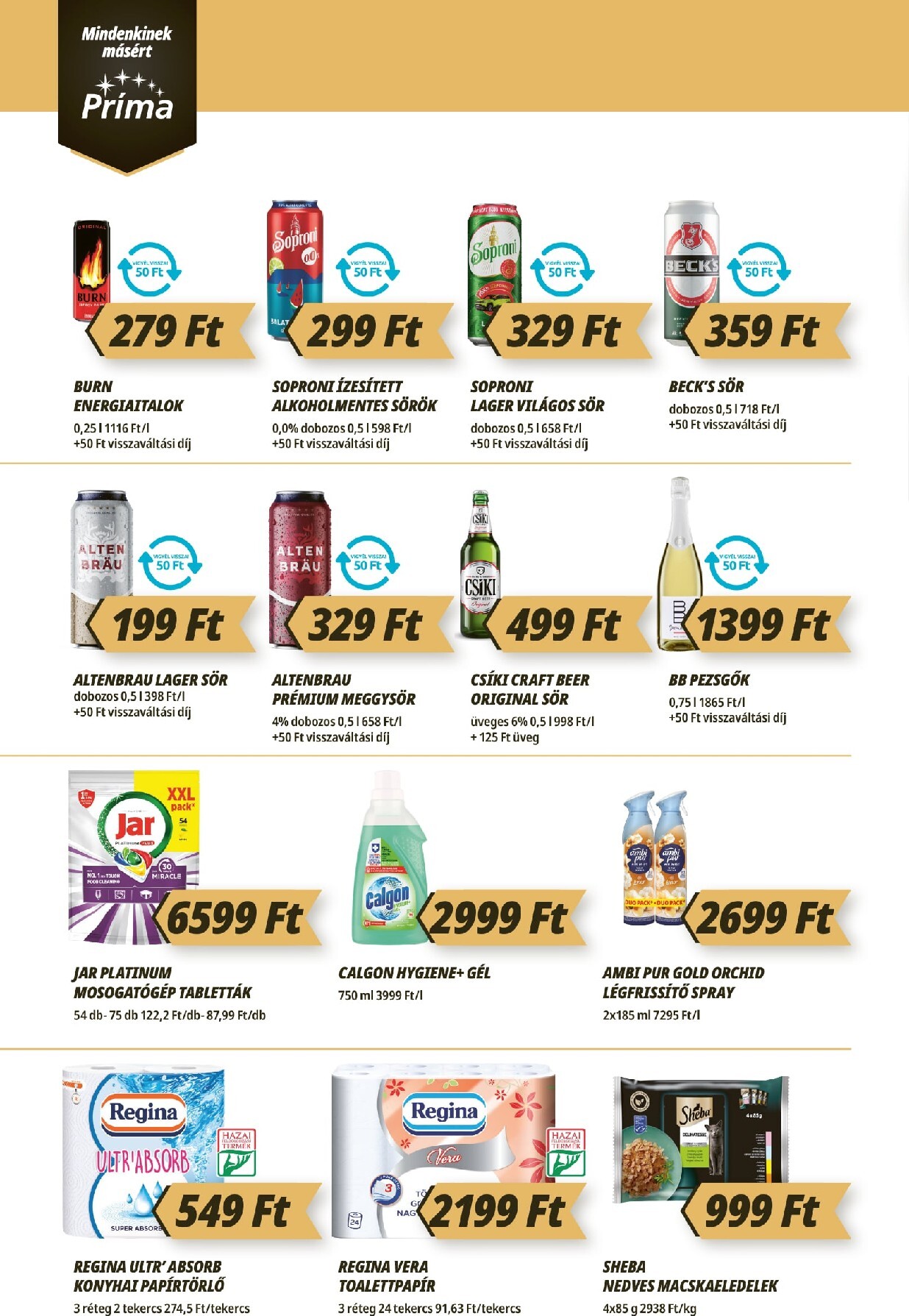 prima - A jövőbeli Príma akciós újság csütörtöktől 2026.06.18.-tól szerdától 2026.06.24.-ig érvényes. - page: 10