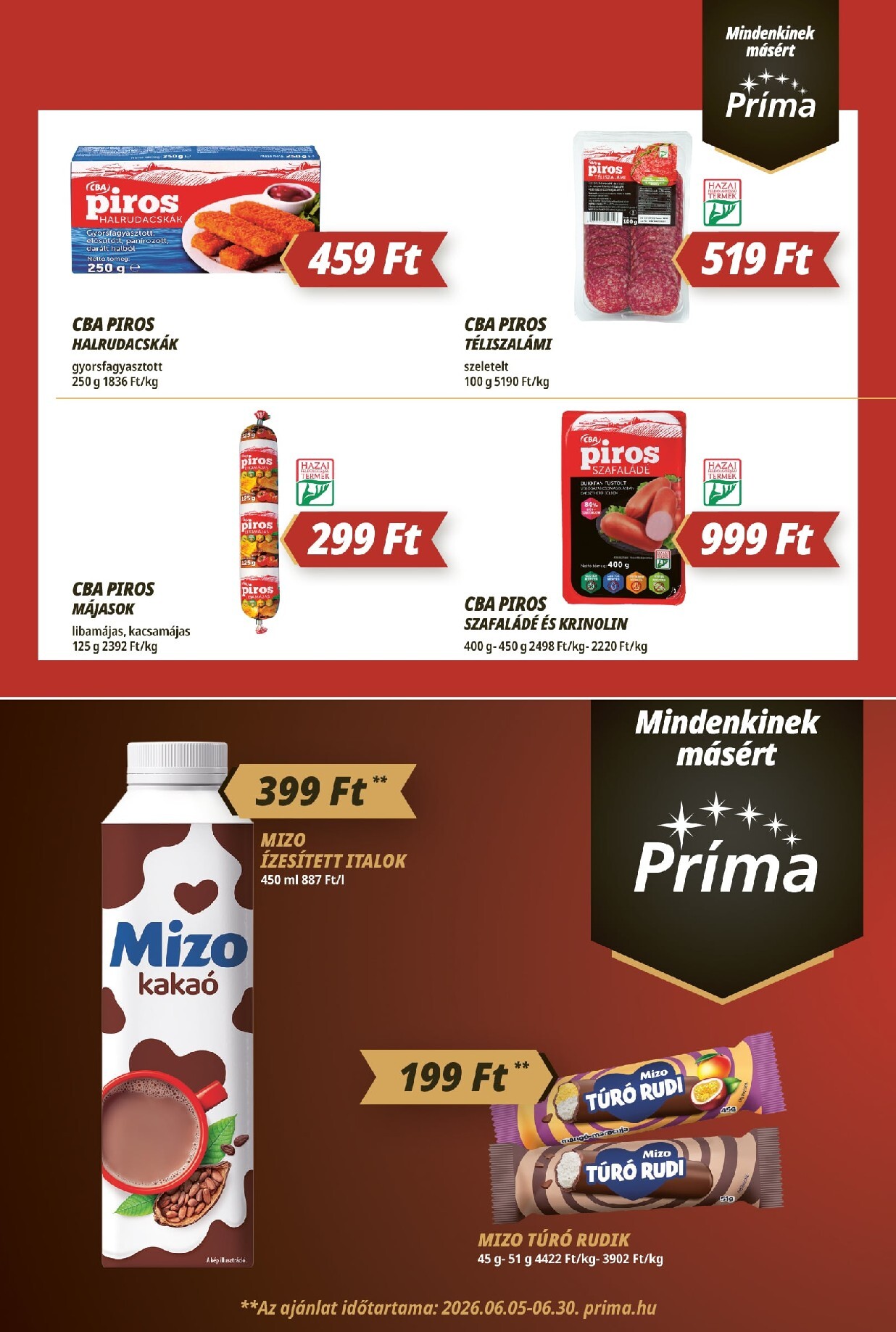 prima - A jövőbeli Príma akciós újság csütörtöktől 2026.06.18.-tól szerdától 2026.06.24.-ig érvényes. - page: 5
