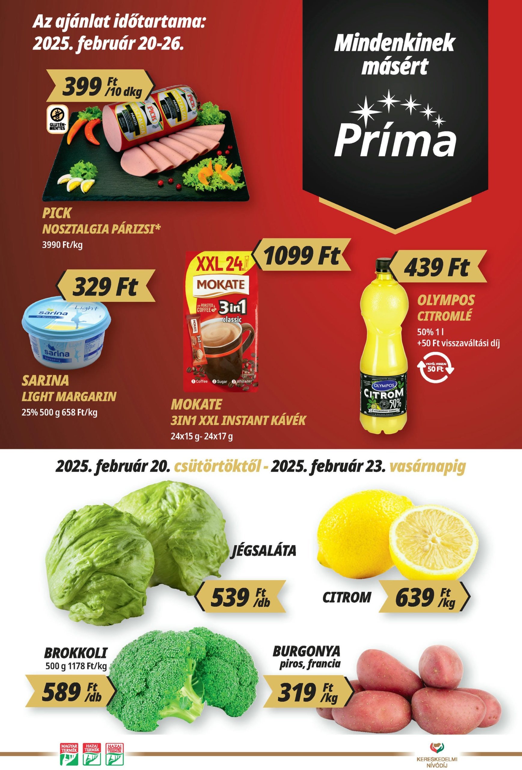 prima - Príma akciós újság, érvényes 02.20. - 02.26.