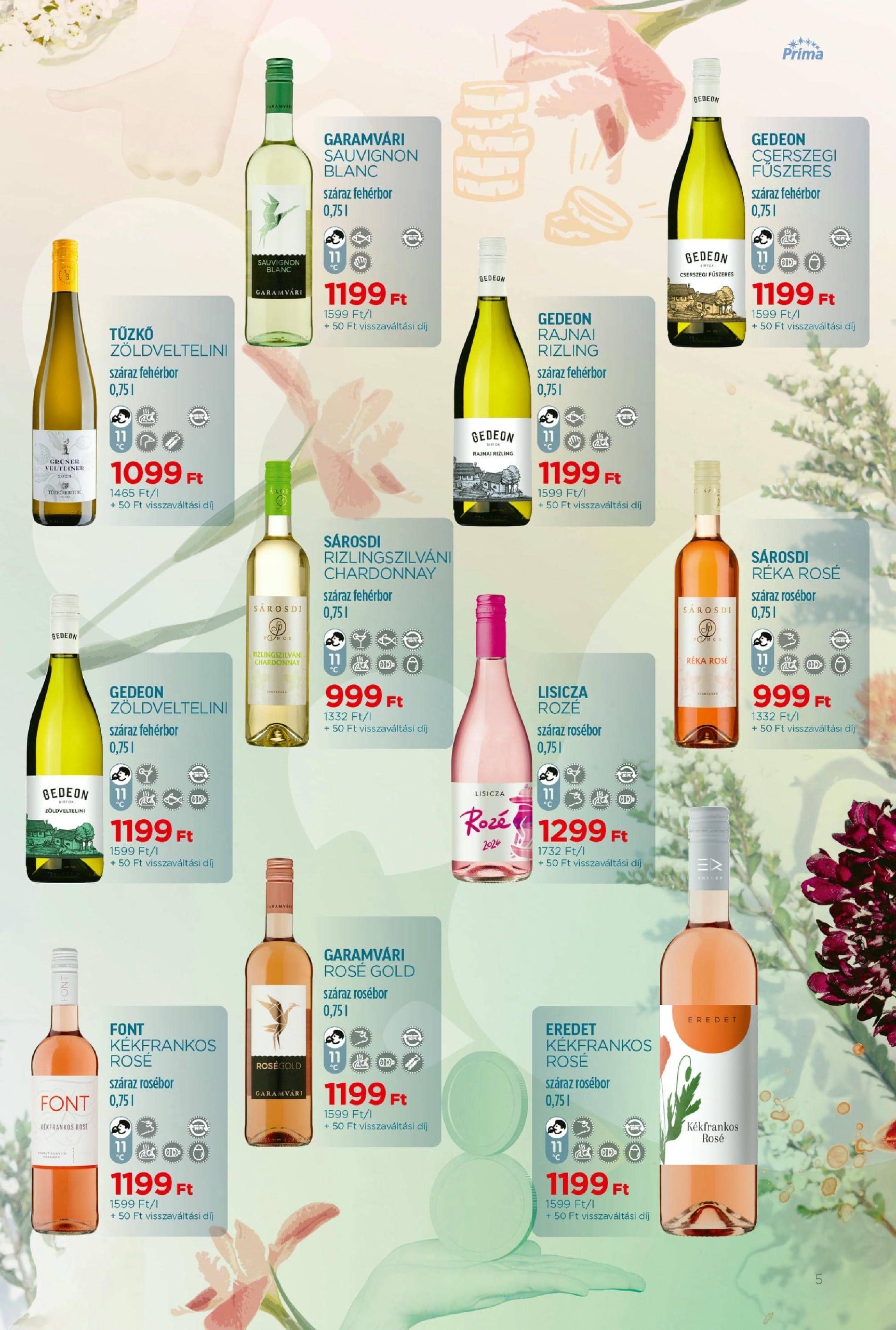 prima - Príma - Borkatalógus tavasz-nyár akciós újság, érvényes 05.19. - 06.30. - page: 5