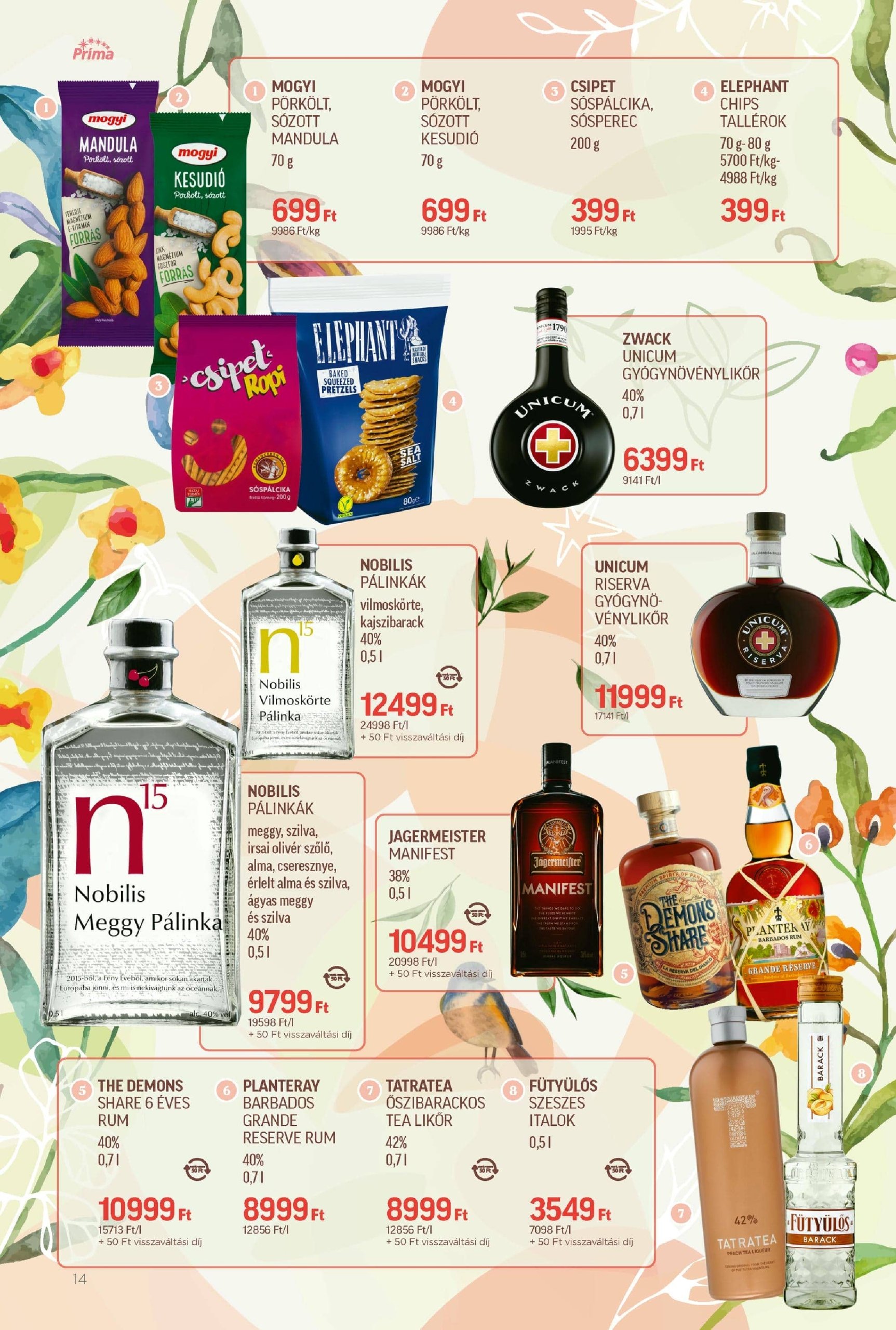 prima - Príma - Borkatalógus tavasz-nyár akciós újság, érvényes 05.19. - 06.30. - page: 14
