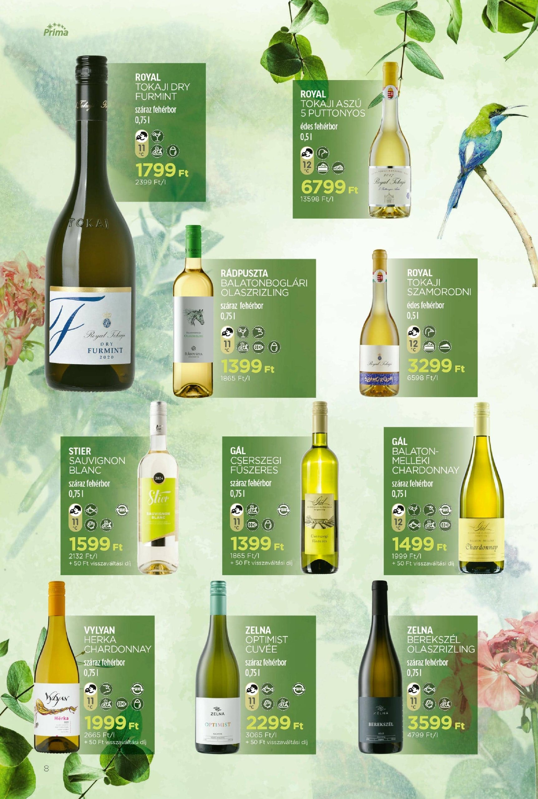prima - Príma - Borkatalógus tavasz-nyár akciós újság, érvényes 05.19. - 06.30. - page: 8