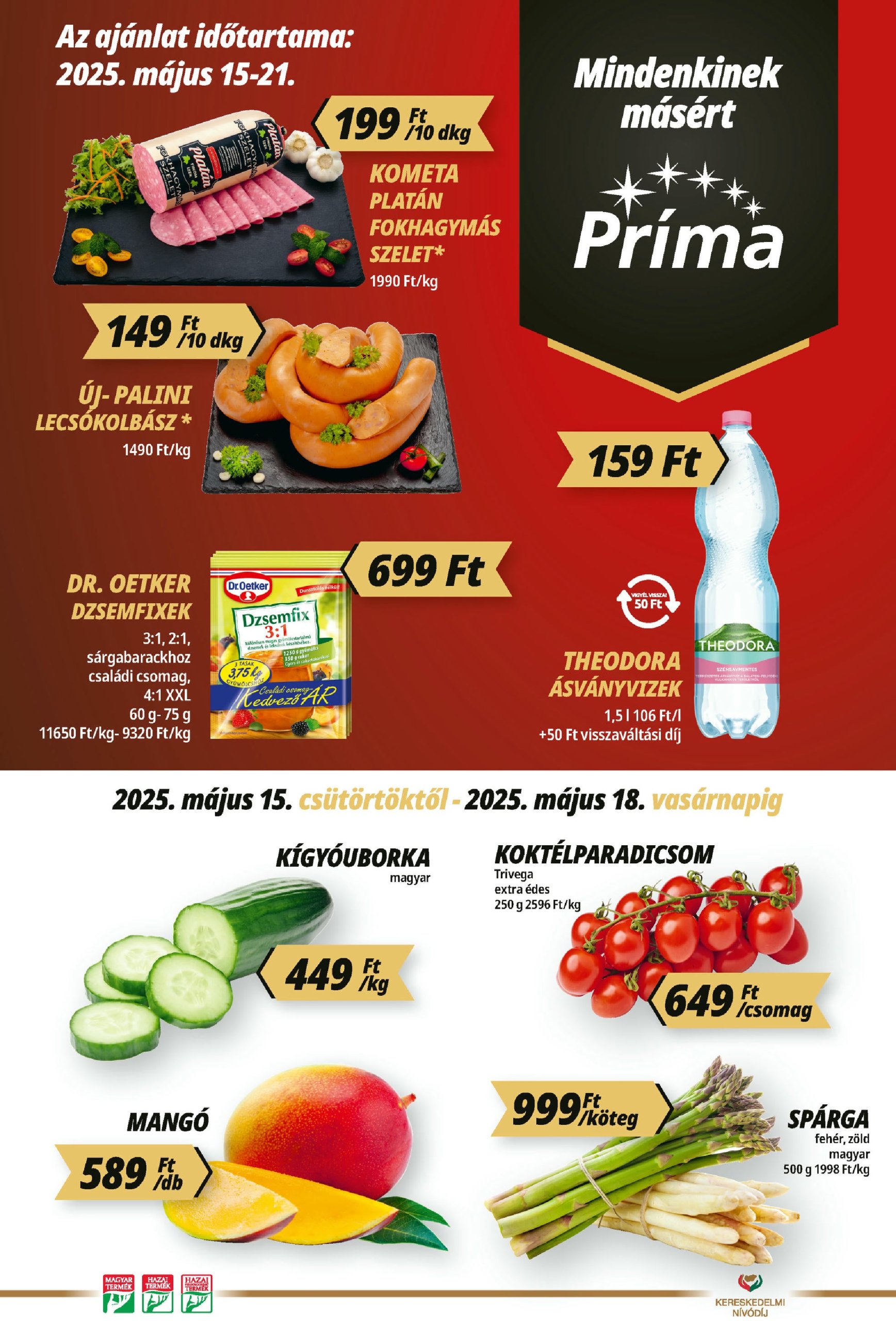 prima - Príma akciós újság, érvényes 05.15. - 05.21.