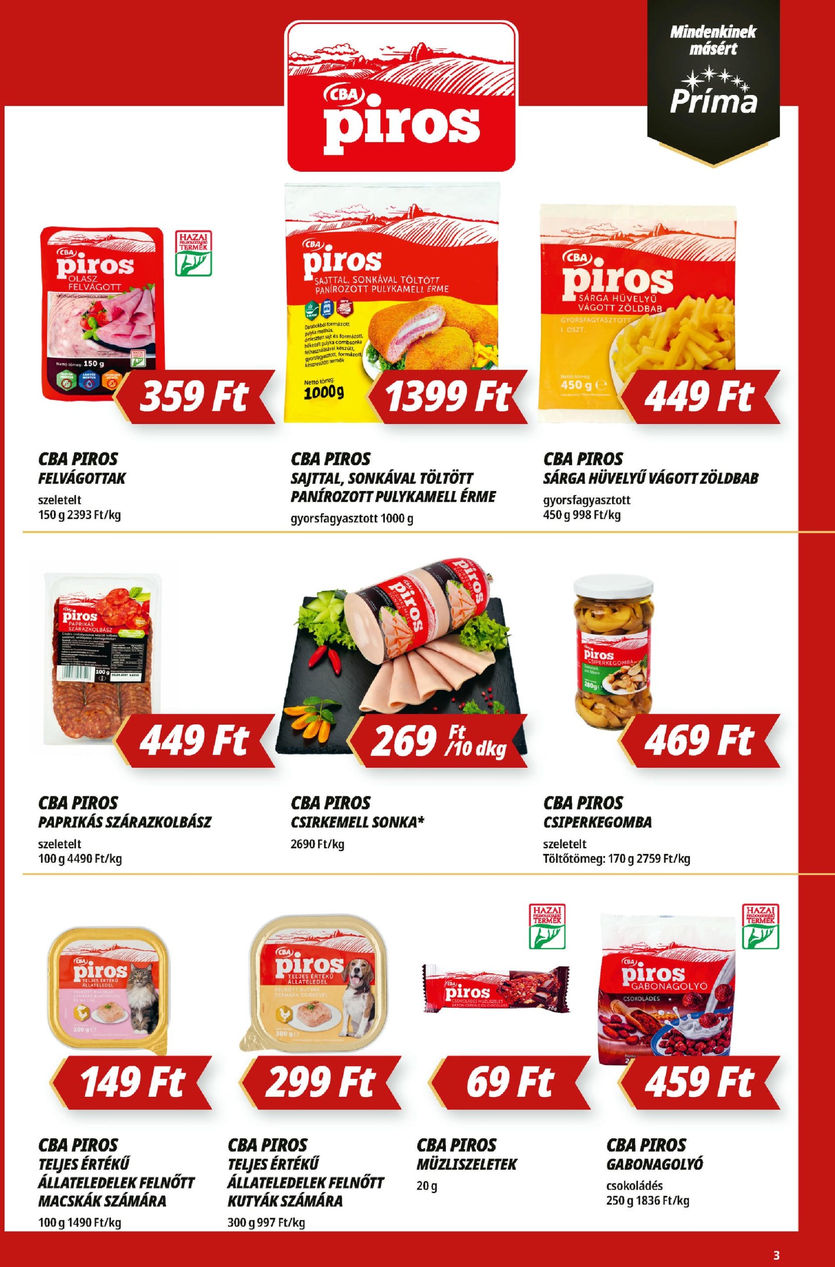 prima - Príma akciós újság, érvényes 05.15. - 05.21. - page: 3