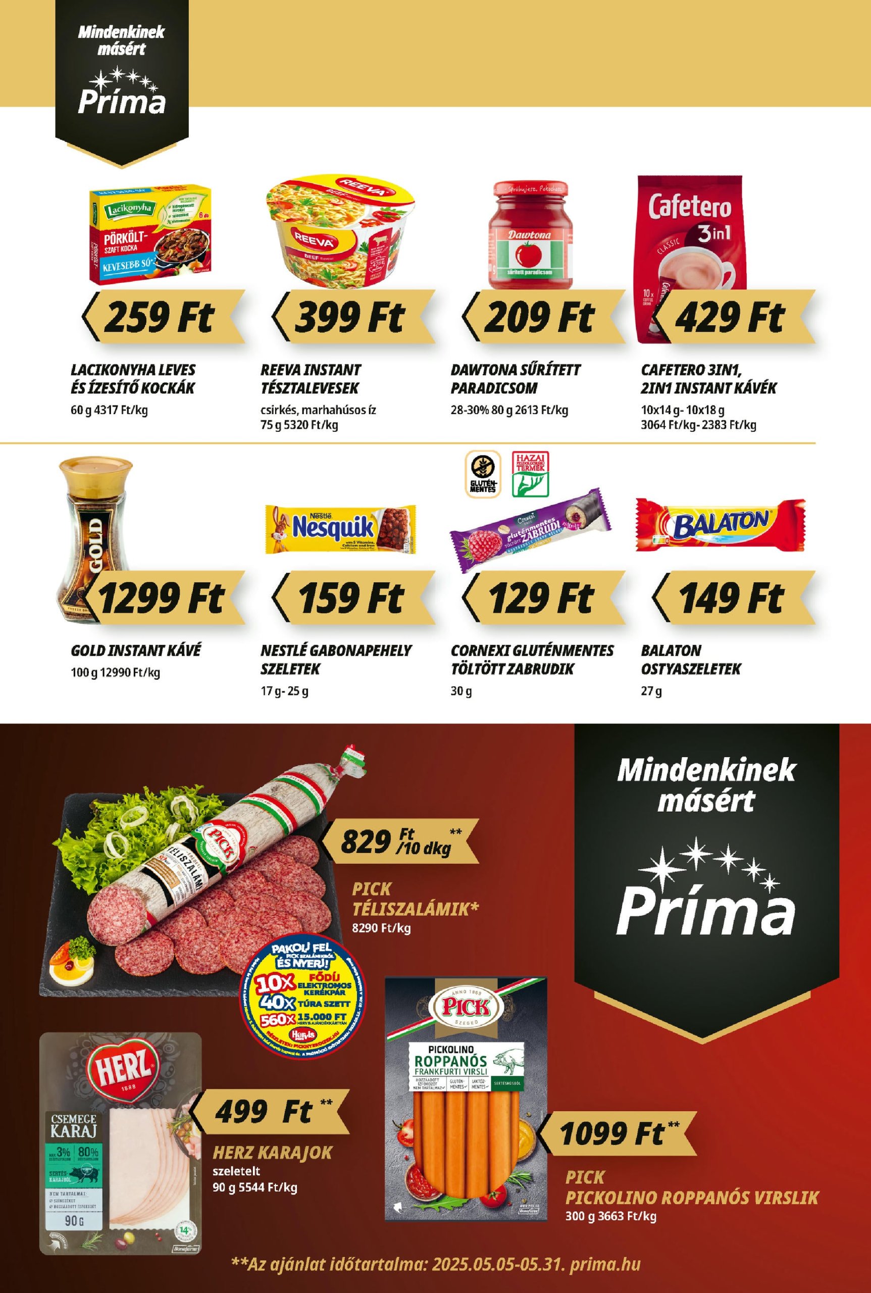 prima - Príma akciós újság, érvényes 05.15. - 05.21. - page: 4