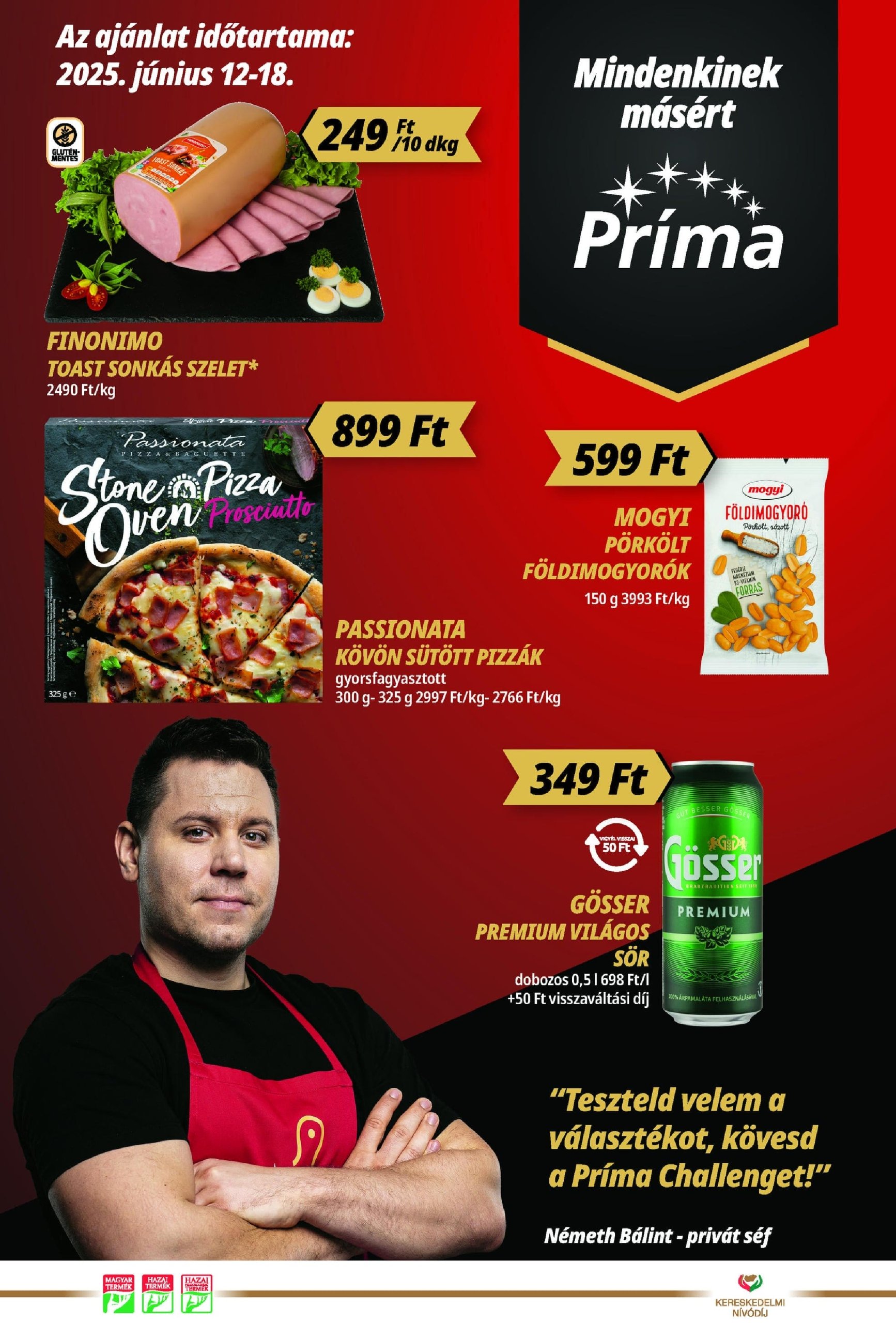 prima - Príma akciós újság, érvényes 06.12. - 06.18. - page: 1