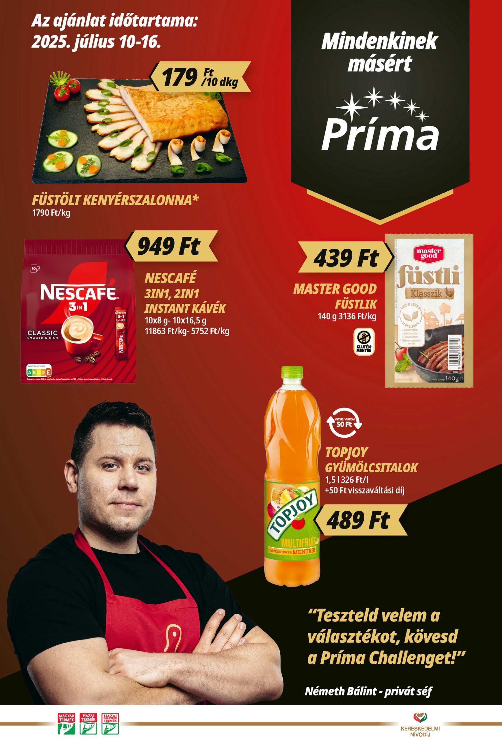 prima - Príma akciós újság, érvényes 07.10. - 07.16.
