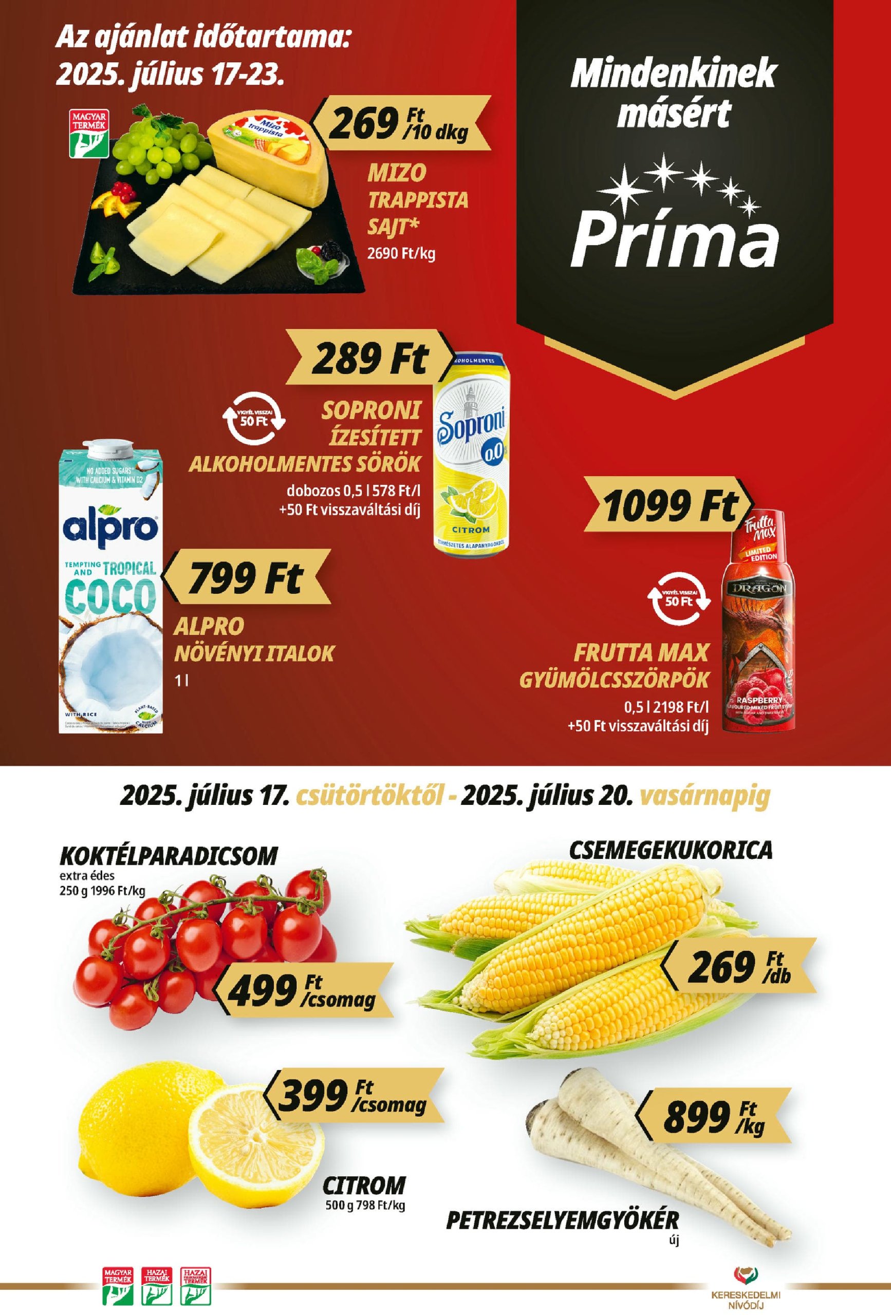prima - Príma akciós újság, érvényes 07.17. - 07.23.
