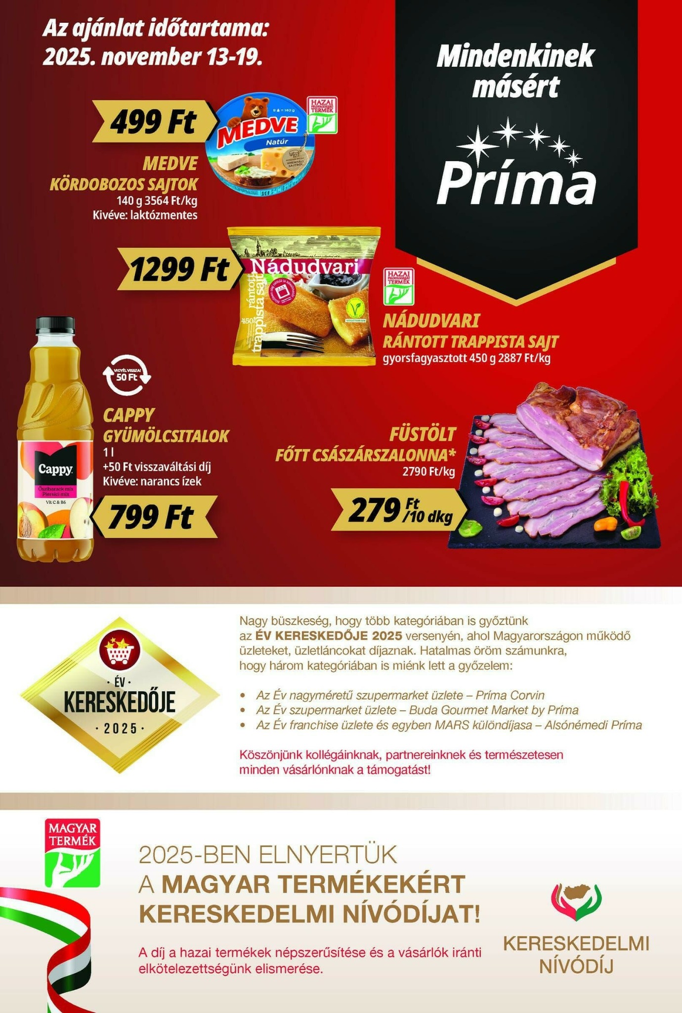 prima - Príma akciós újság, érvényes 11.13. - 11.19.