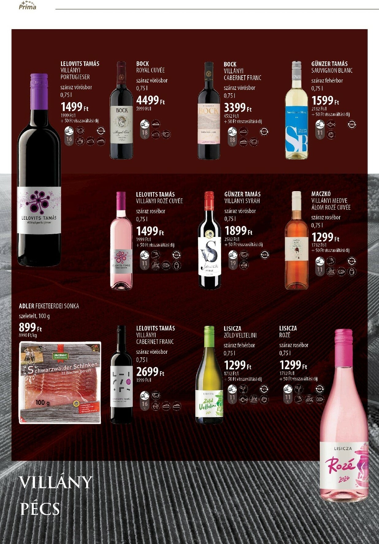 prima - Príma - Borkatalógus akciós újság, érvényes 11.11. - 12.31. - page: 8