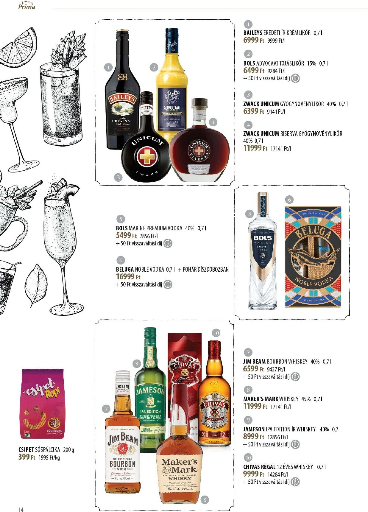 prima - Príma - Borkatalógus akciós újság, érvényes 11.11. - 12.31. - page: 14