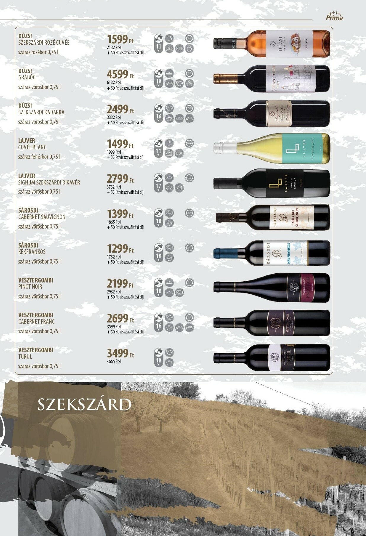 prima - Príma - Borkatalógus akciós újság, érvényes 11.11. - 12.31. - page: 7