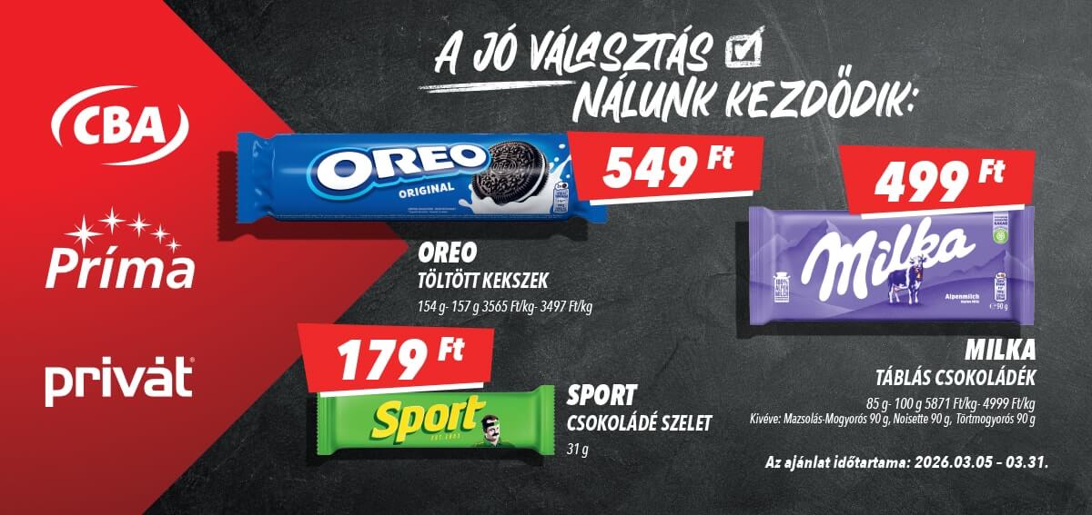 prima - Príma akciós újság, érvényes 2026.03.05. - 2026.03.31. - page: 4