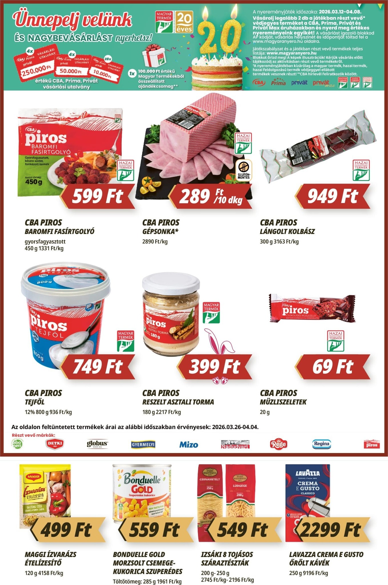 prima - Príma akciós újság, érvényes 2026.03.26. - 2026.04.04. - page: 4