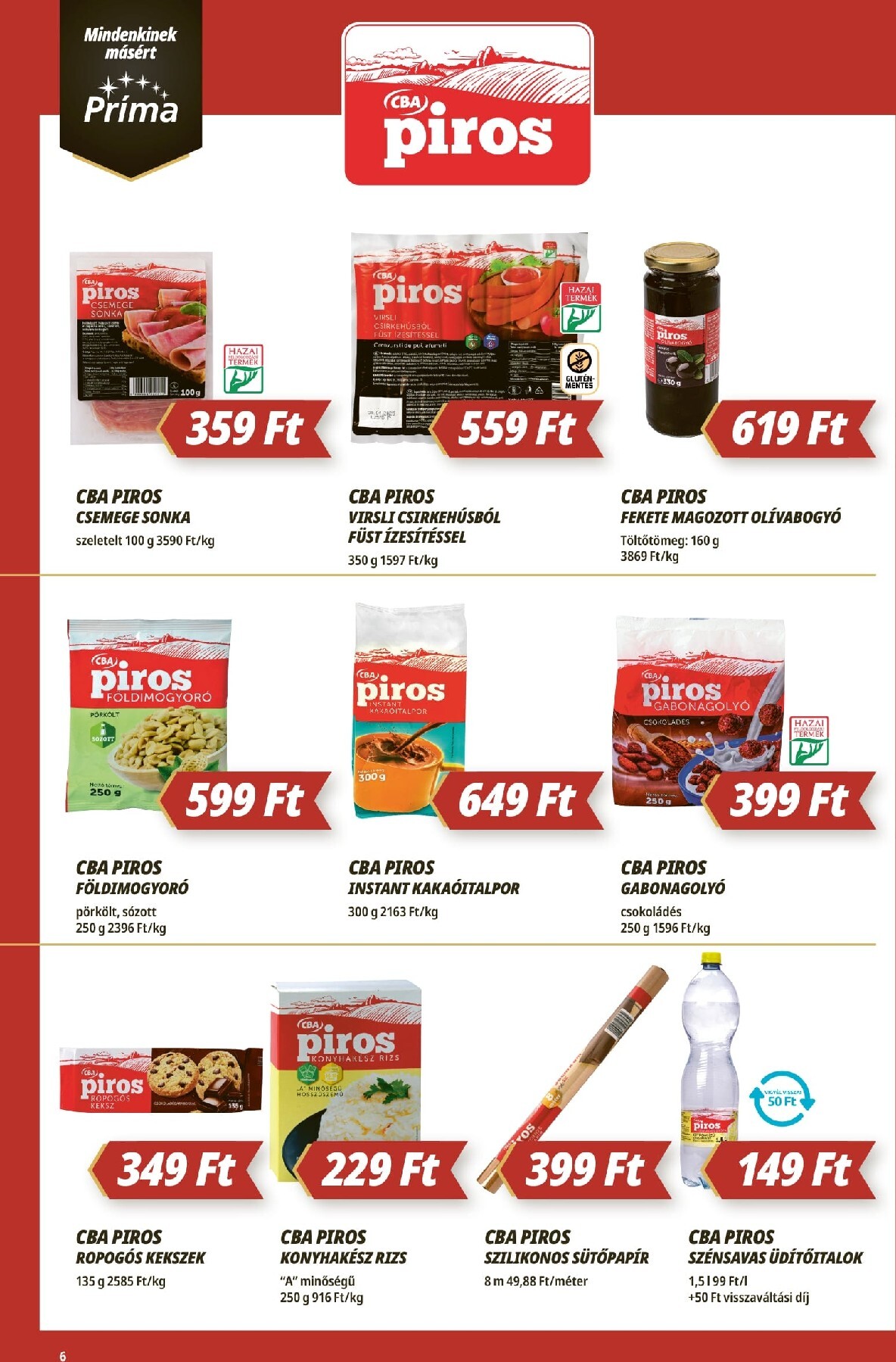 prima - Aktuális Príma szórólap érvényes csütörtöktől 2026.04.23.-től szerdától 2026.04.29.-ig - page: 6