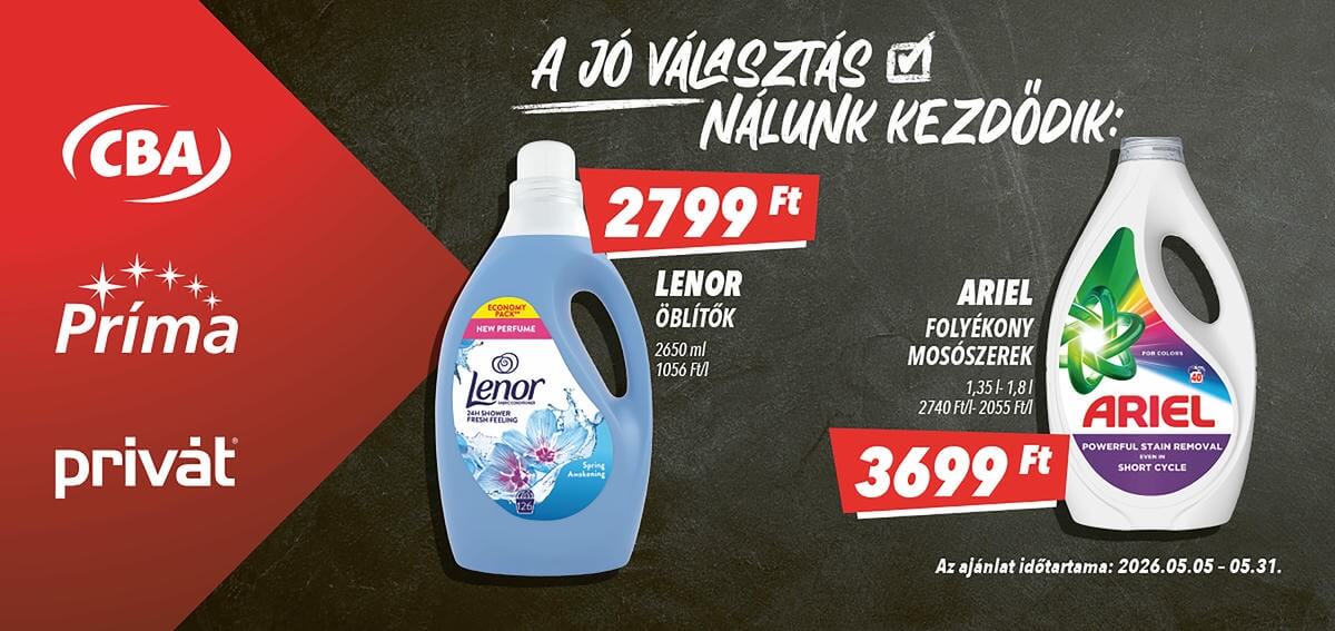 prima - A jövőbeli Príma akciós újság keddtől 2026.05.05.-tól vasárnaptól 2026.05.31.-ig érvényes. - page: 3