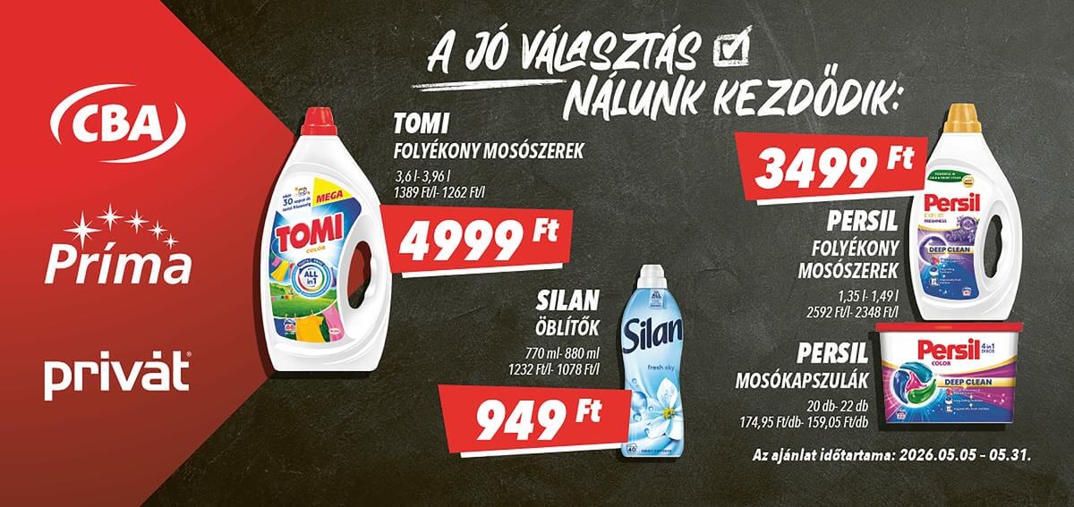 prima - A jövőbeli Príma akciós újság keddtől 2026.05.05.-tól vasárnaptól 2026.05.31.-ig érvényes. - page: 5