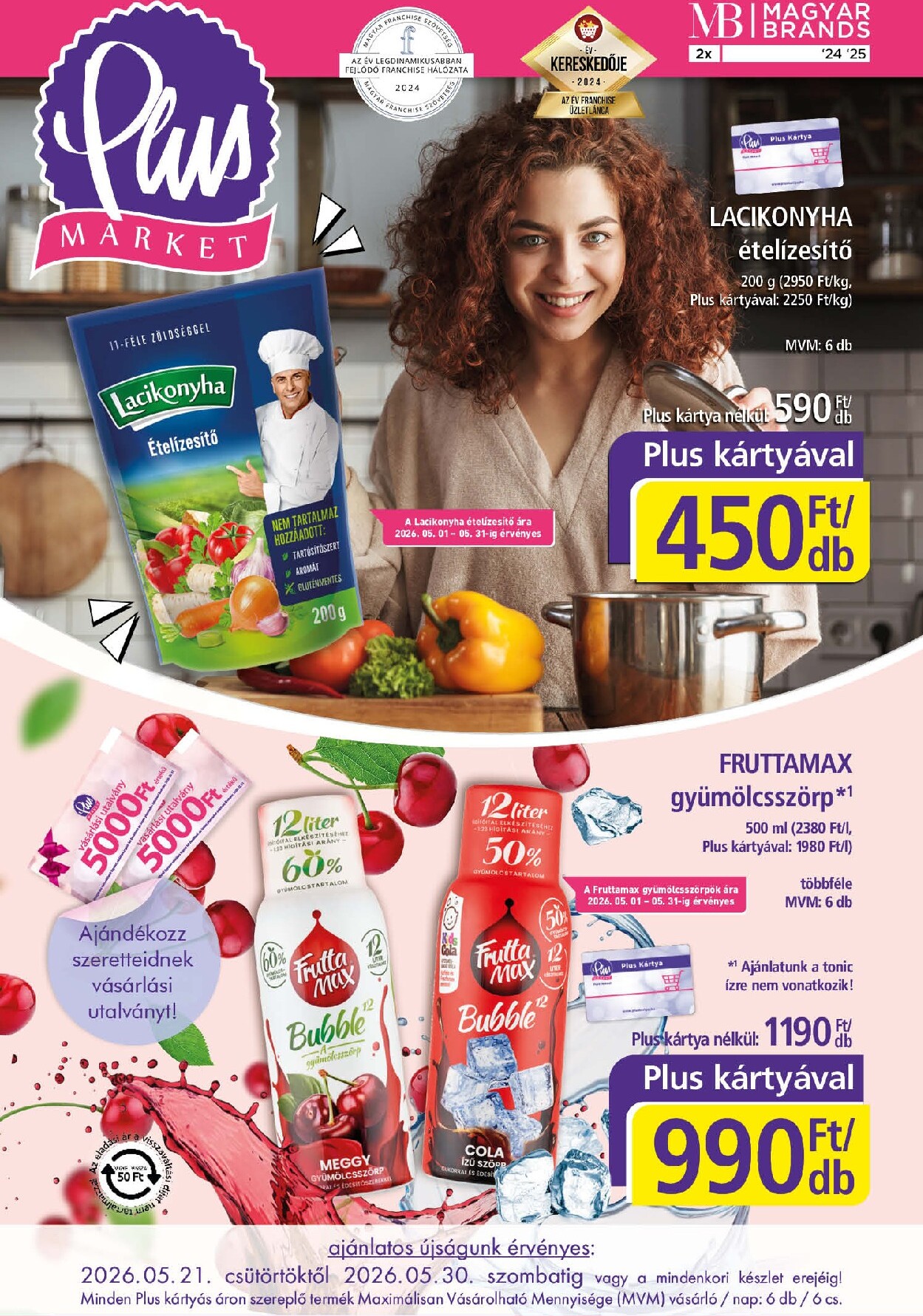 plus-market - Aktuális Plus Market szórólap érvényes csütörtöktől 2026.05.21.-től szombattól 2026.05.30.-ig