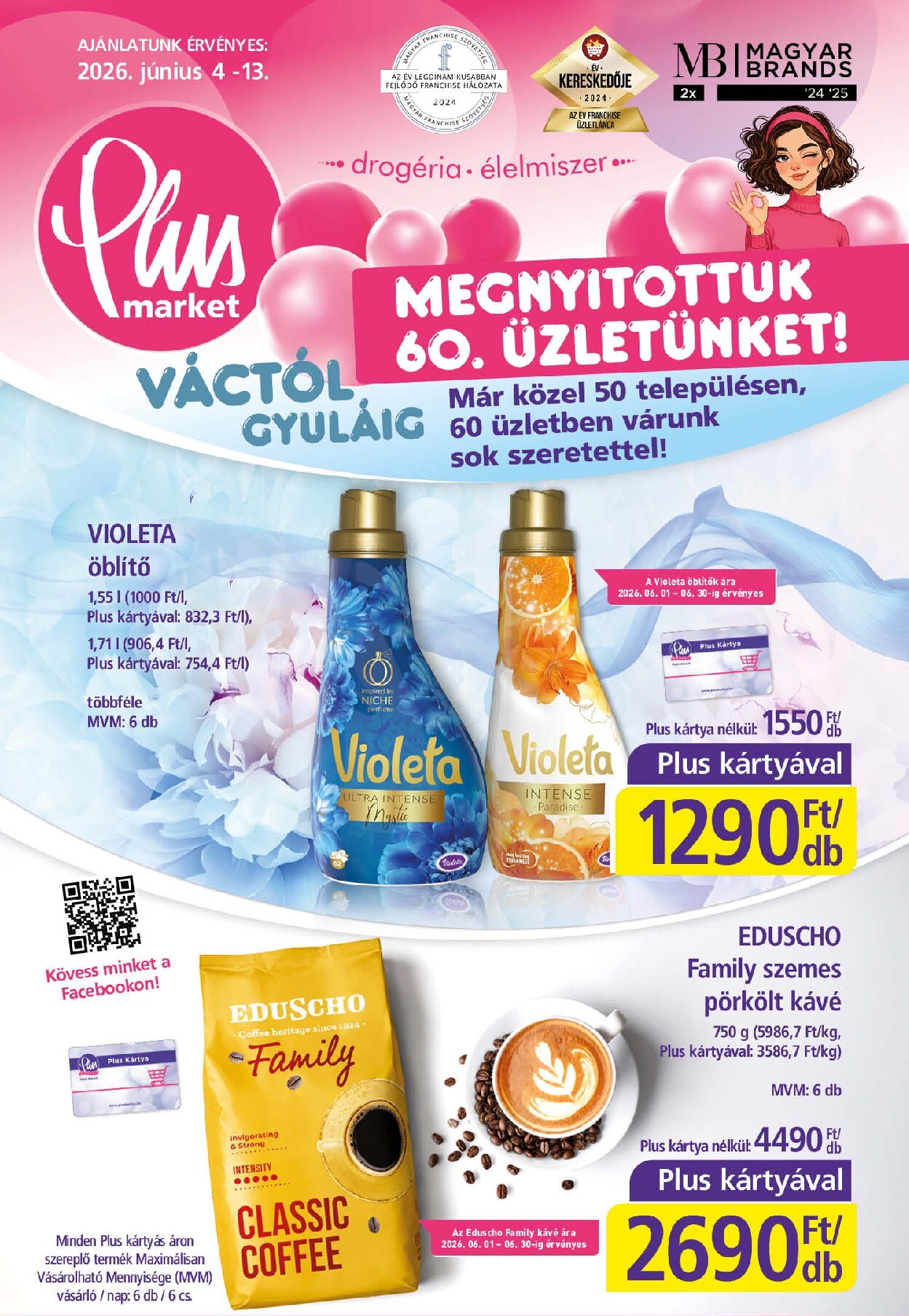 plus-market - Aktuális Plus Market szórólap érvényes csütörtöktől 2026.06.04.-től szombattól 2026.06.13.-ig - page: 1