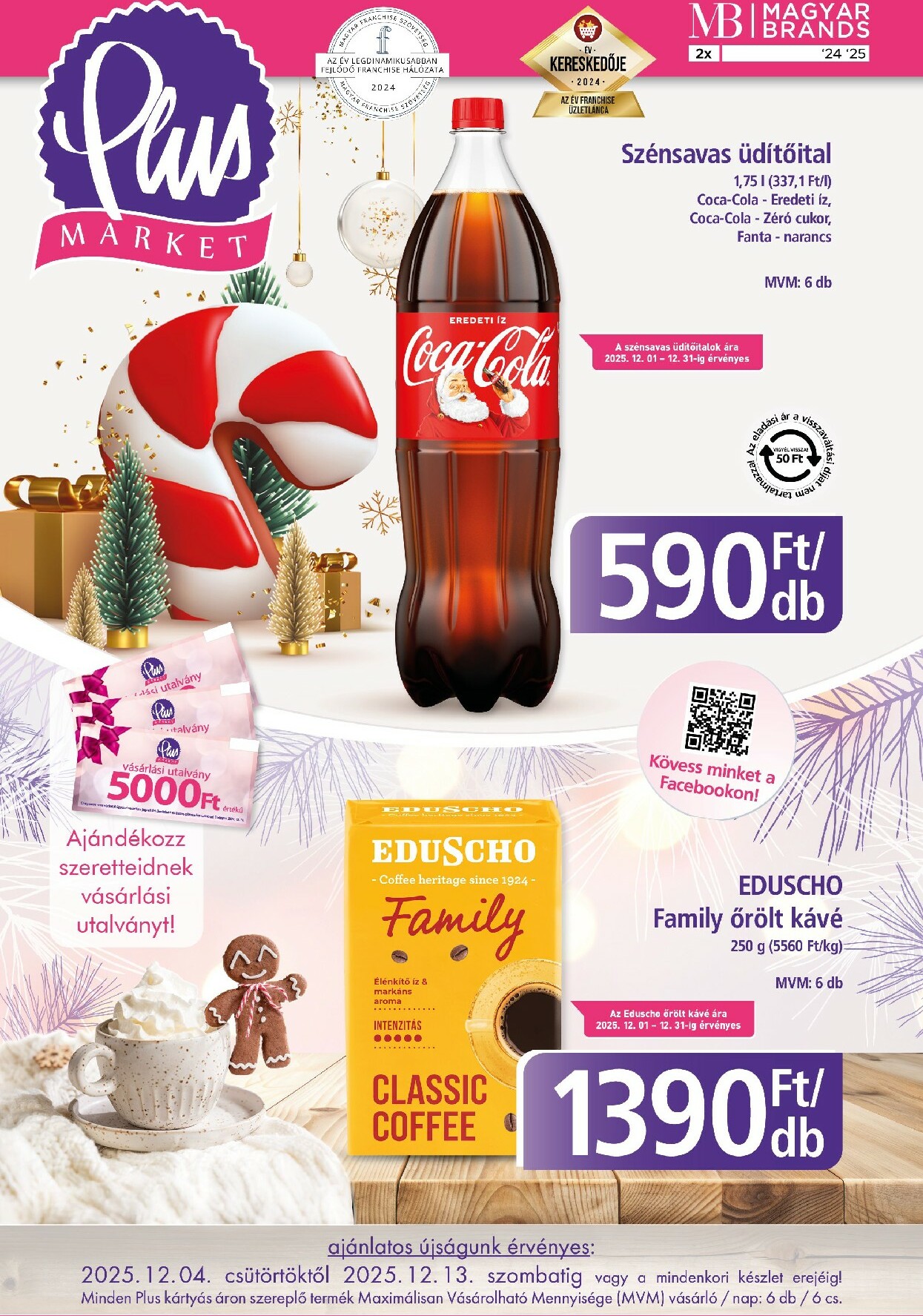 plus-market - Plus Market akciós újság, érvényes 12.04. - 12.13.