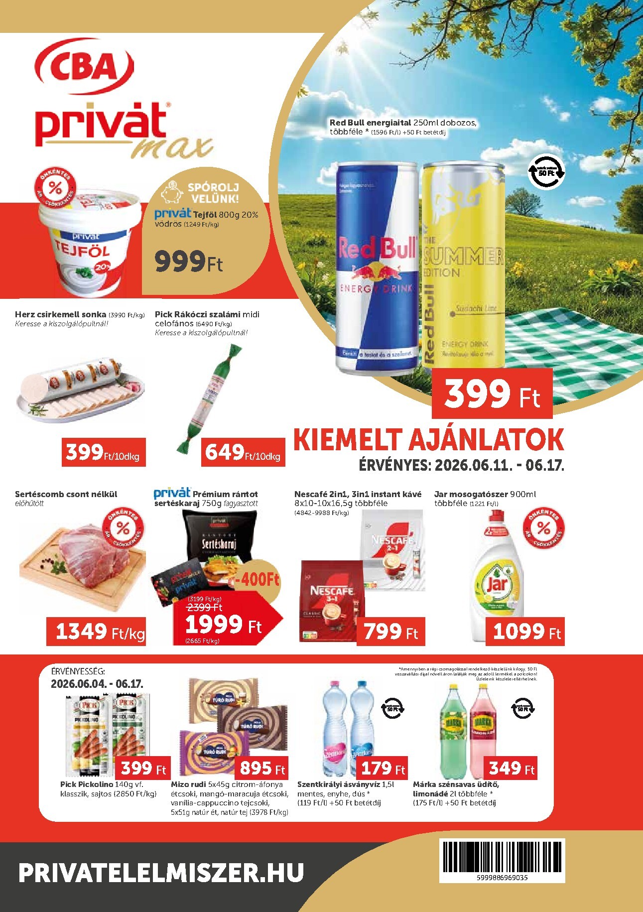 privat-elelmiszer - A jövőbeli Privát Max akciós újság csütörtöktől 2026.06.11.-tól szerdától 2026.06.17.-ig érvényes.