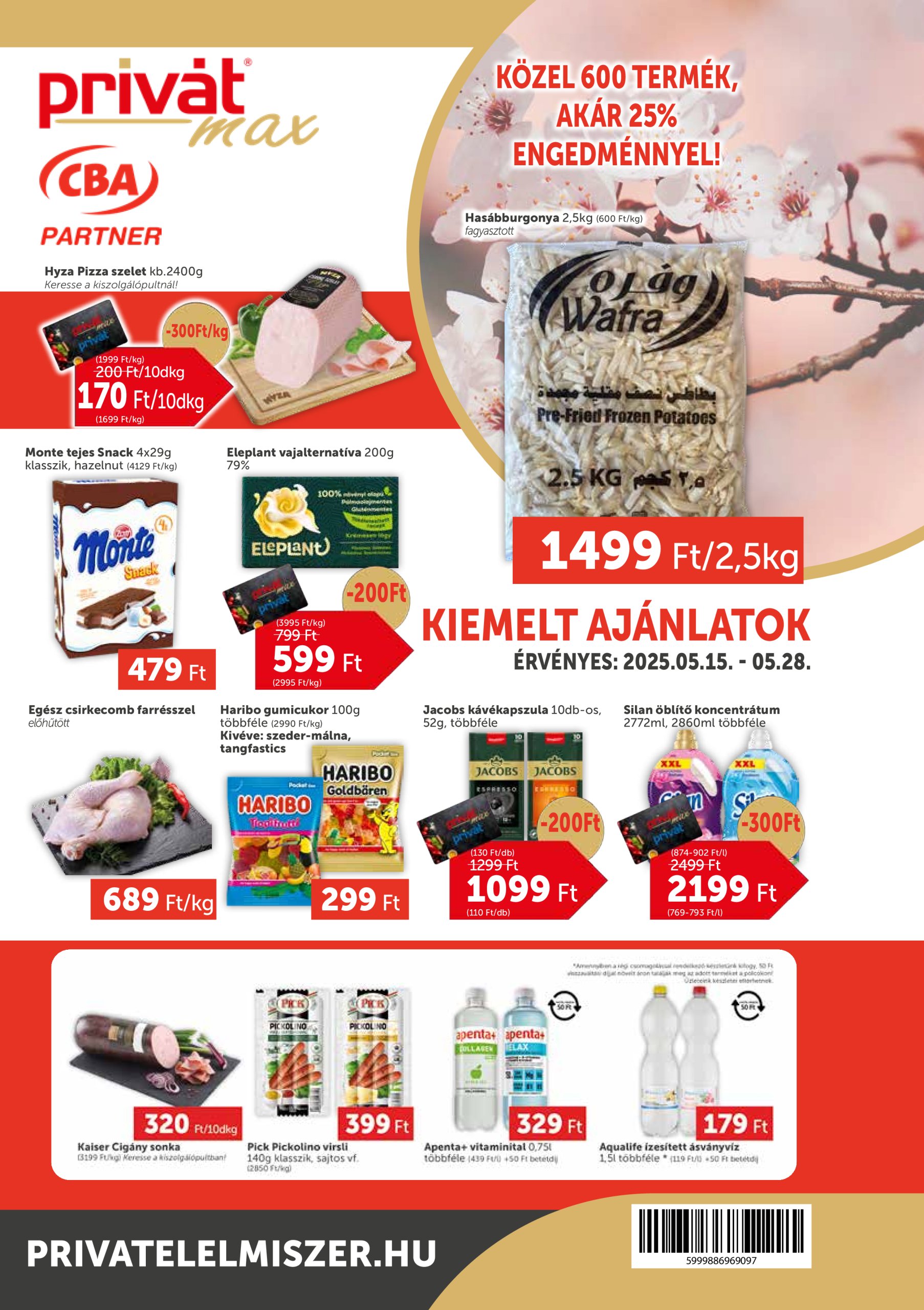 privat-elelmiszer - Privát Max akciós újság, érvényes 05.15. - 05.28.