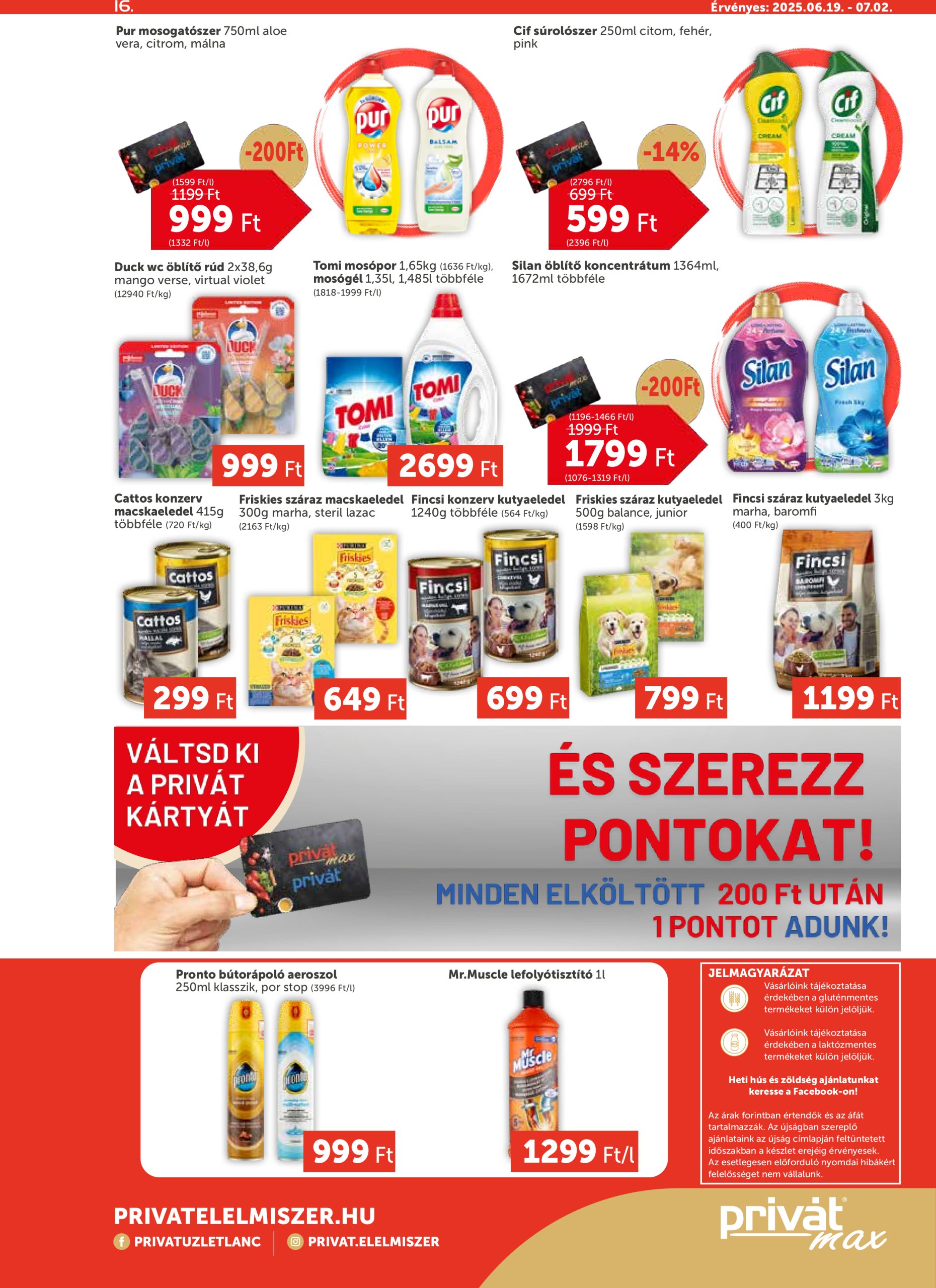 privat-elelmiszer - Privát Max akciós újság, érvényes 06.19. - 07.02. - page: 16