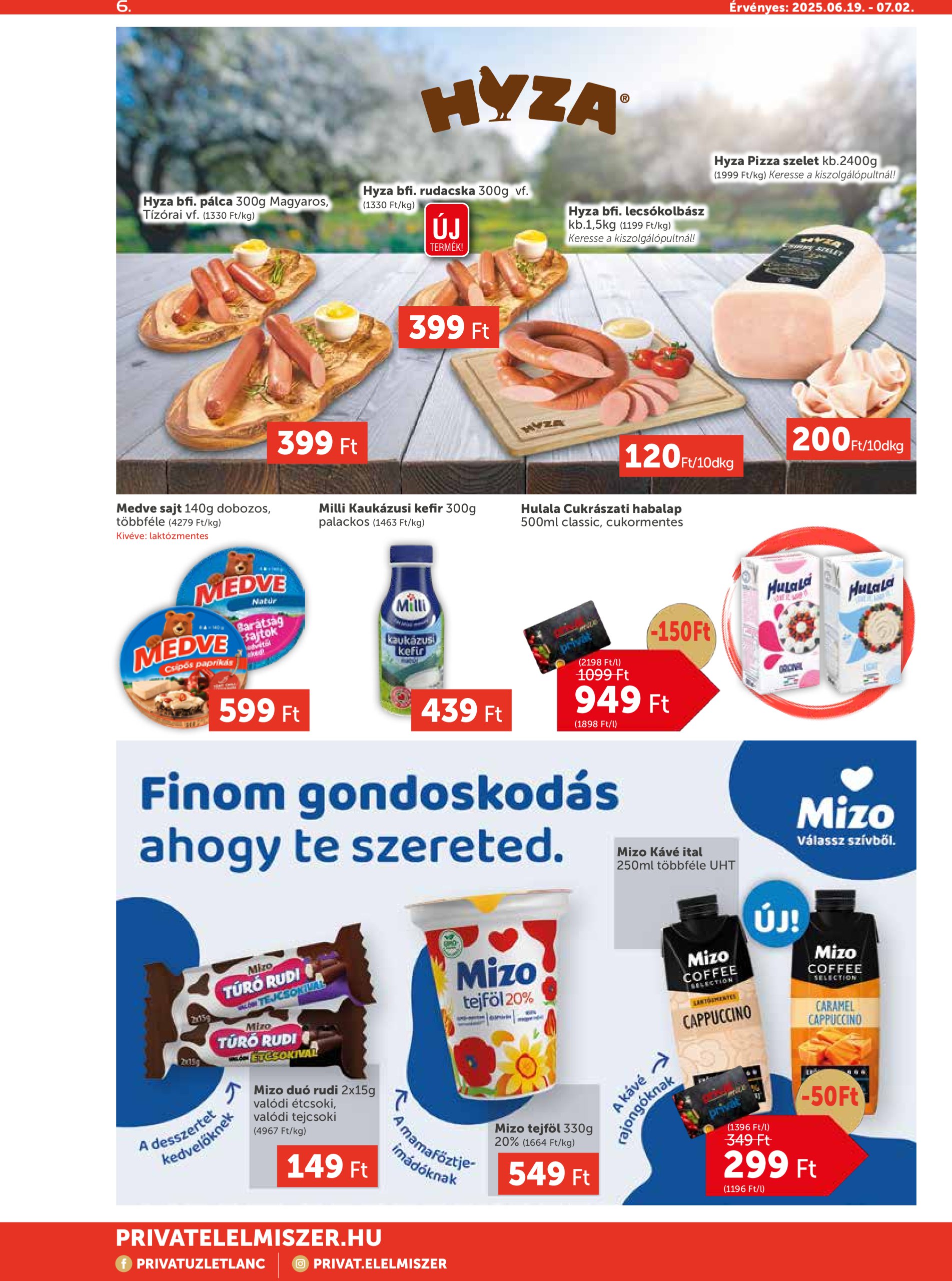 privat-elelmiszer - Privát Max akciós újság, érvényes 06.19. - 07.02. - page: 6