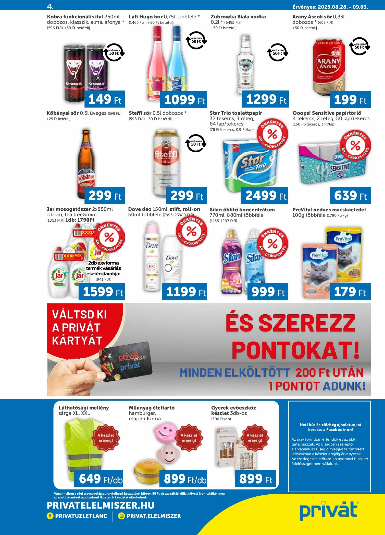 privat-elelmiszer - Privát akciós újság, érvényes 08.28. - 09.03. - page: 4