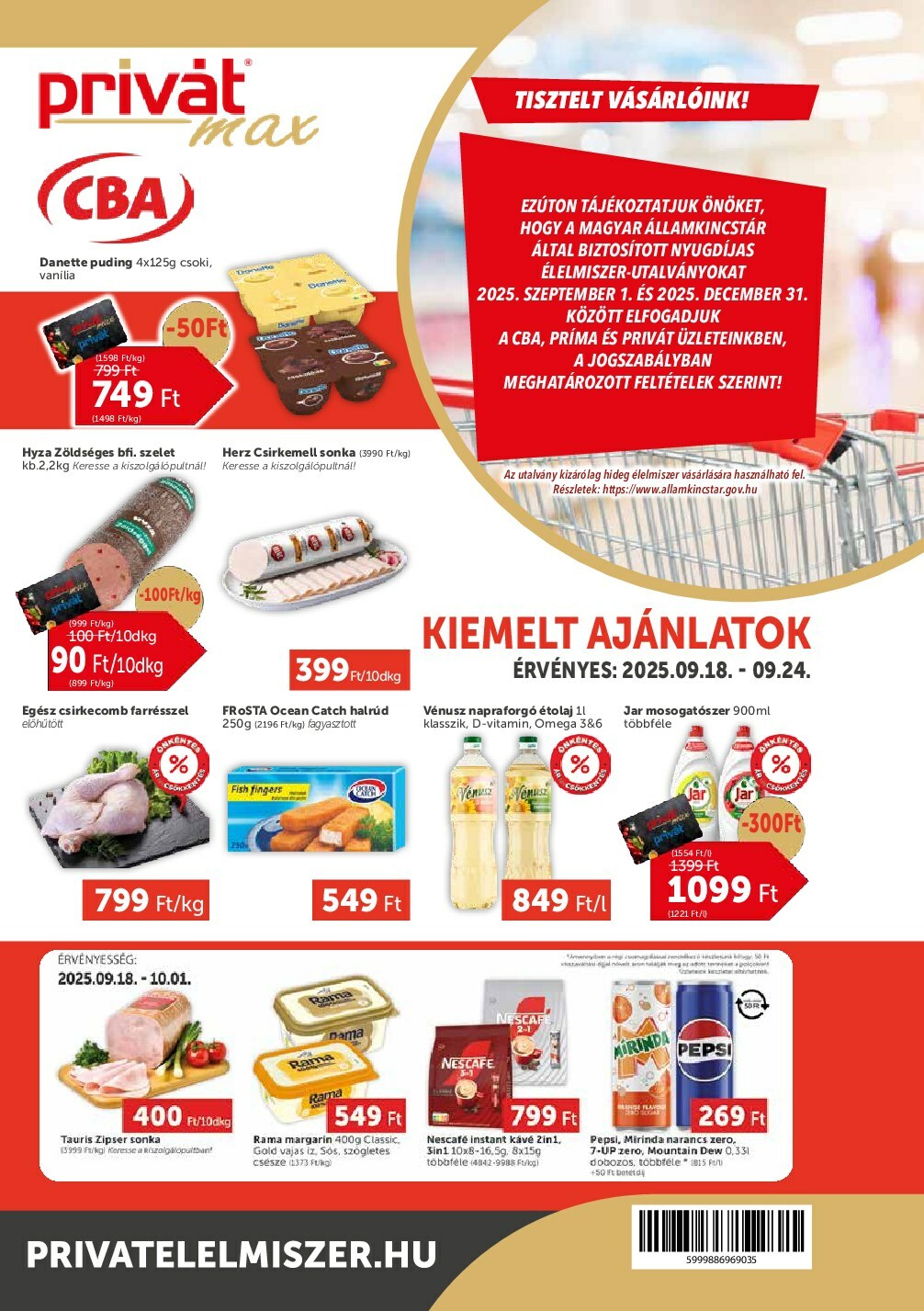 privat-elelmiszer - Privát Max akciós újság, érvényes 09.18. - 09.24.