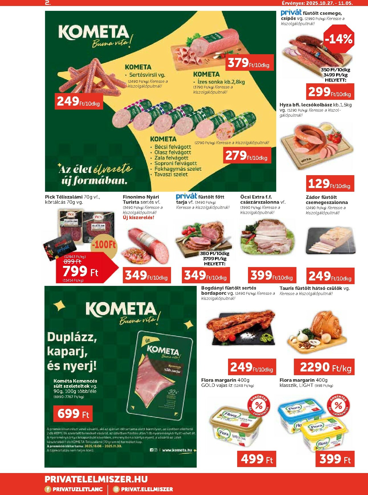 privat-elelmiszer - Privát Max akciós újság, érvényes 10.27. - 11.05. - page: 2