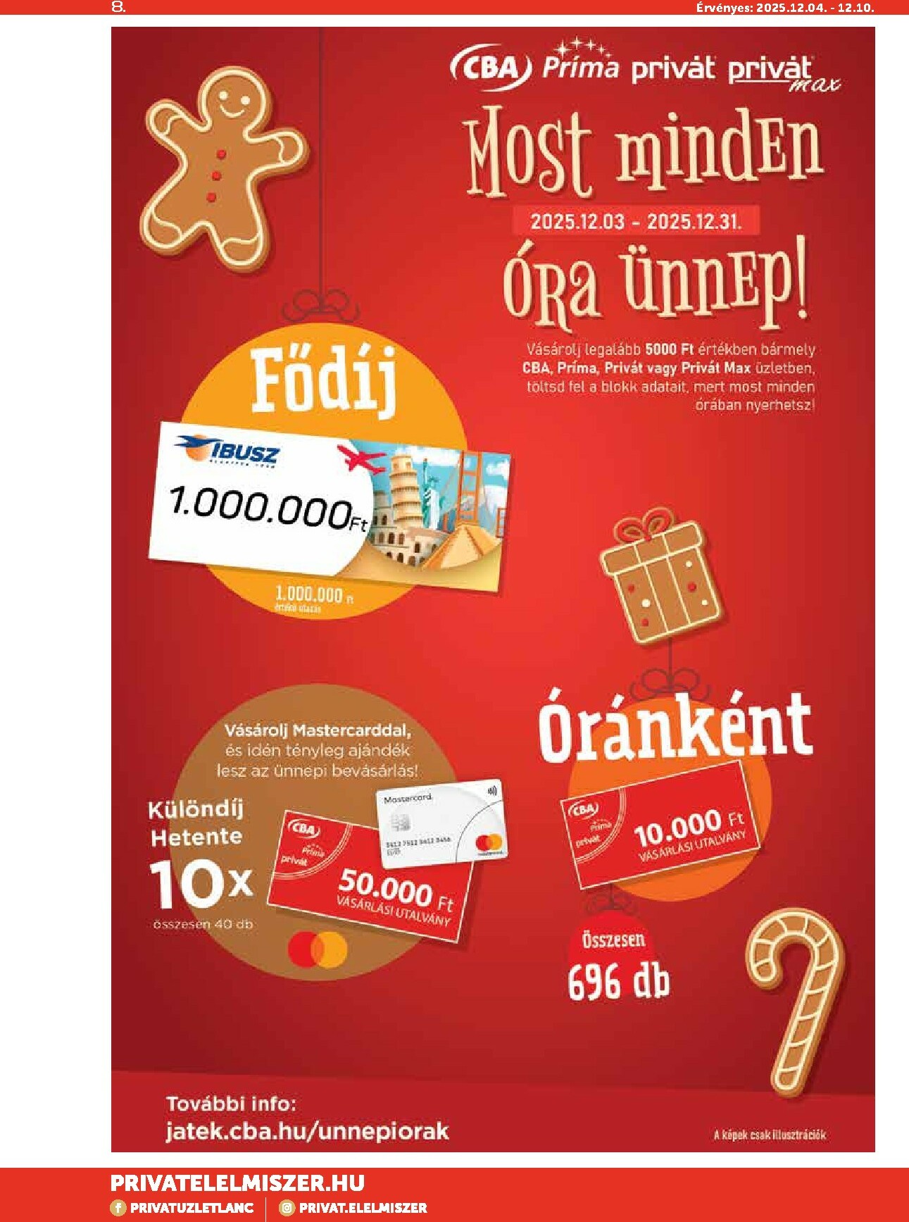 privat-elelmiszer - Privát Max akciós újság, érvényes 12.04. - 12.10. - page: 8