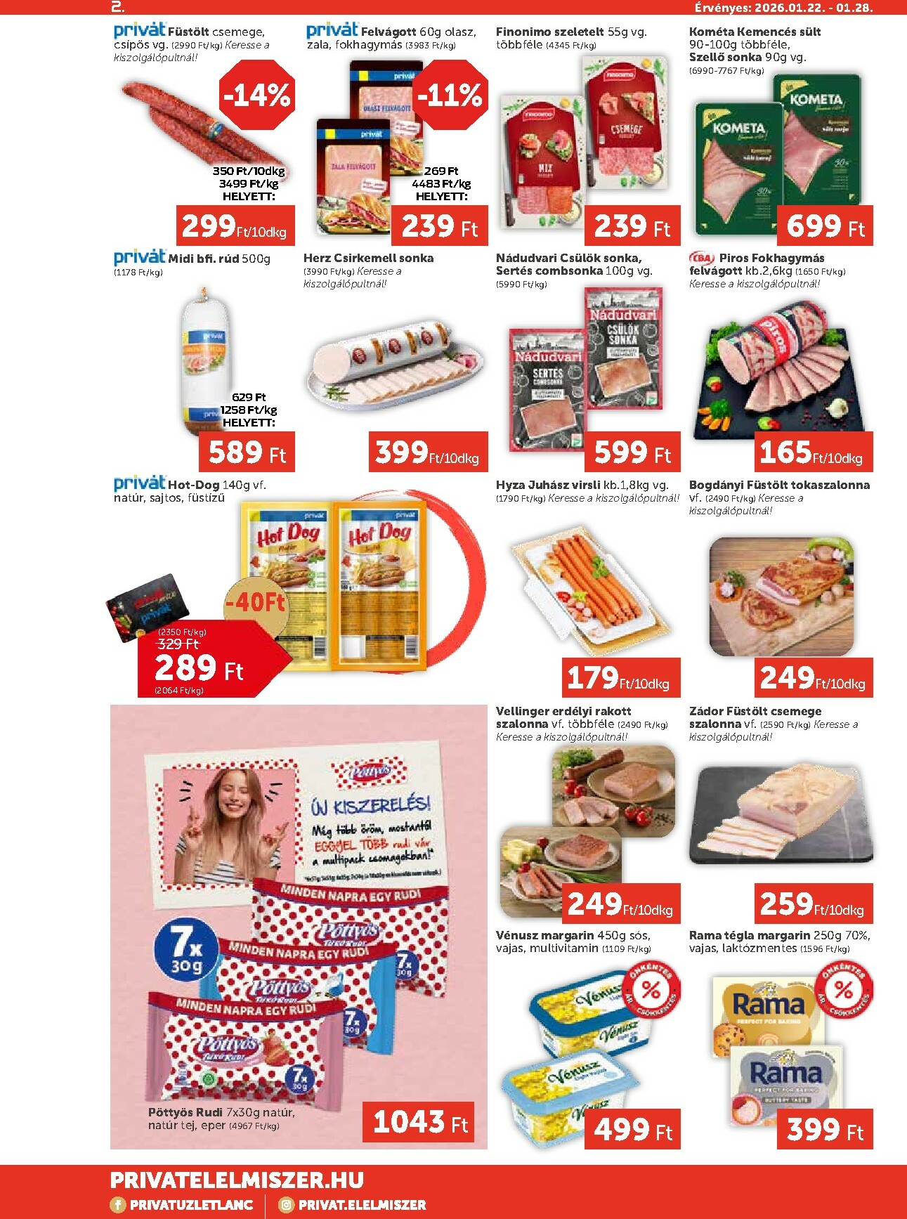 privat-elelmiszer - Privát Max akciós újság, érvényes 01.22. - 01.28. - page: 2