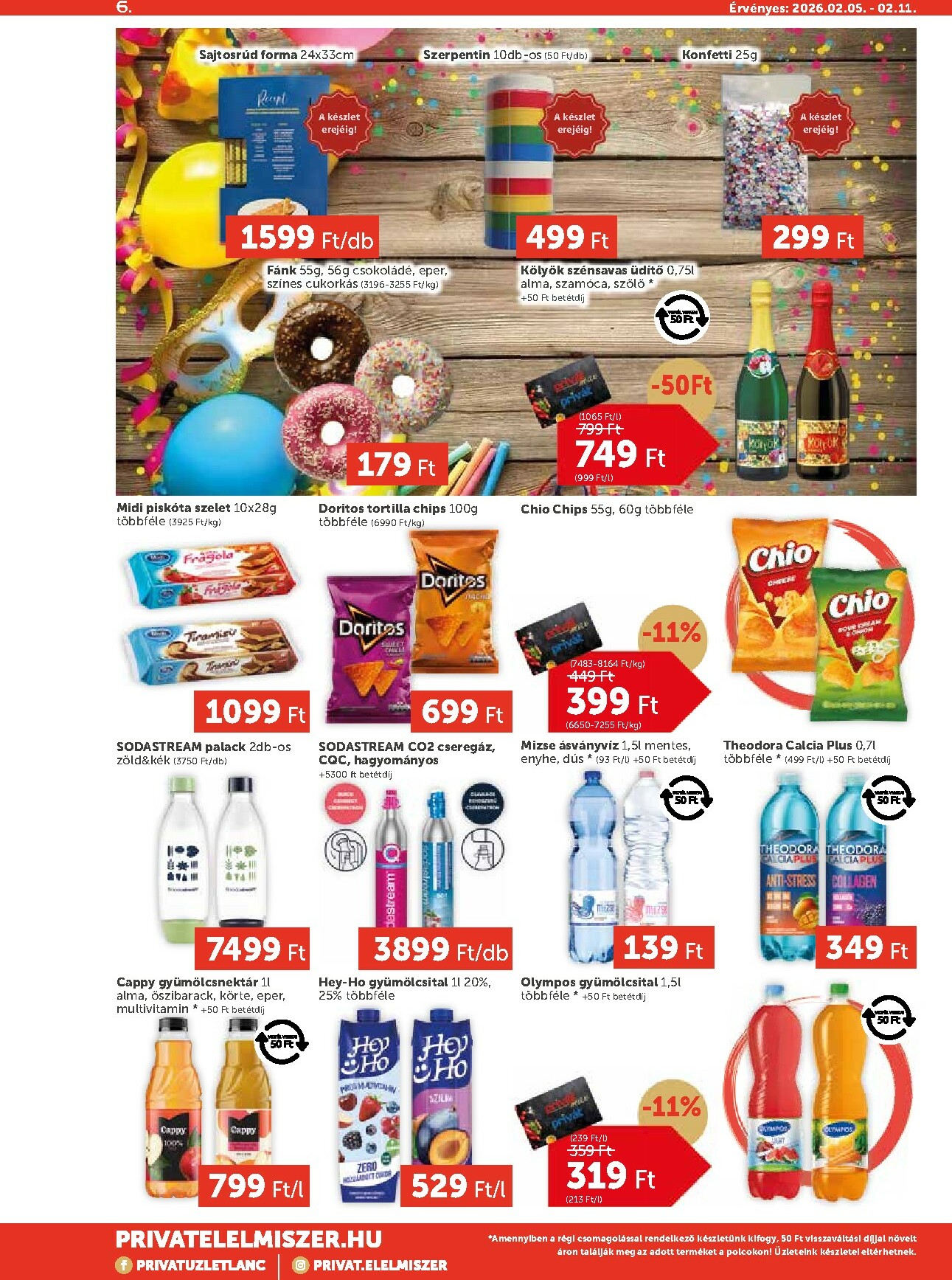 privat-elelmiszer - Privát Max akciós újság, érvényes 2026.02.05. - 2026.02.11. - page: 6