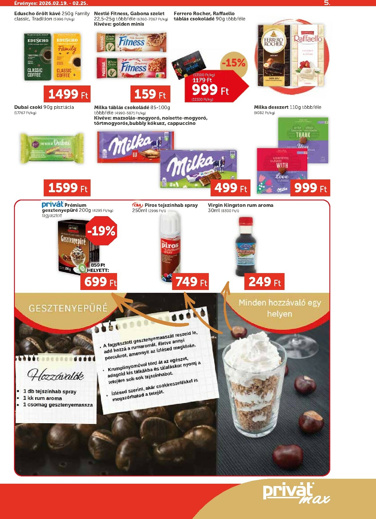 privat-elelmiszer - Privát Max akciós újság, érvényes 2026.02.19. - 2026.02.25. - page: 5