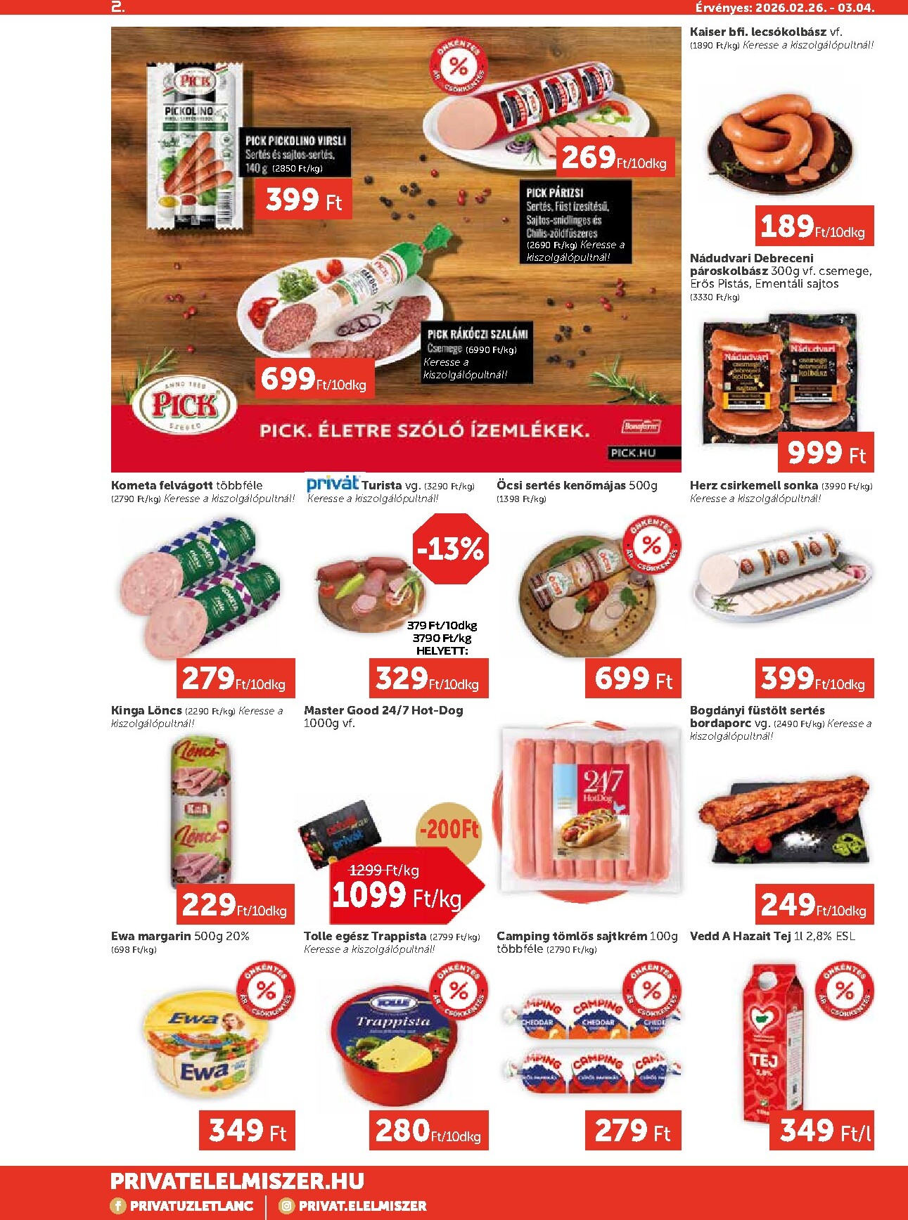 privat-elelmiszer - Privát Max akciós újság, érvényes 2026.02.26. - 2026.03.04. - page: 2