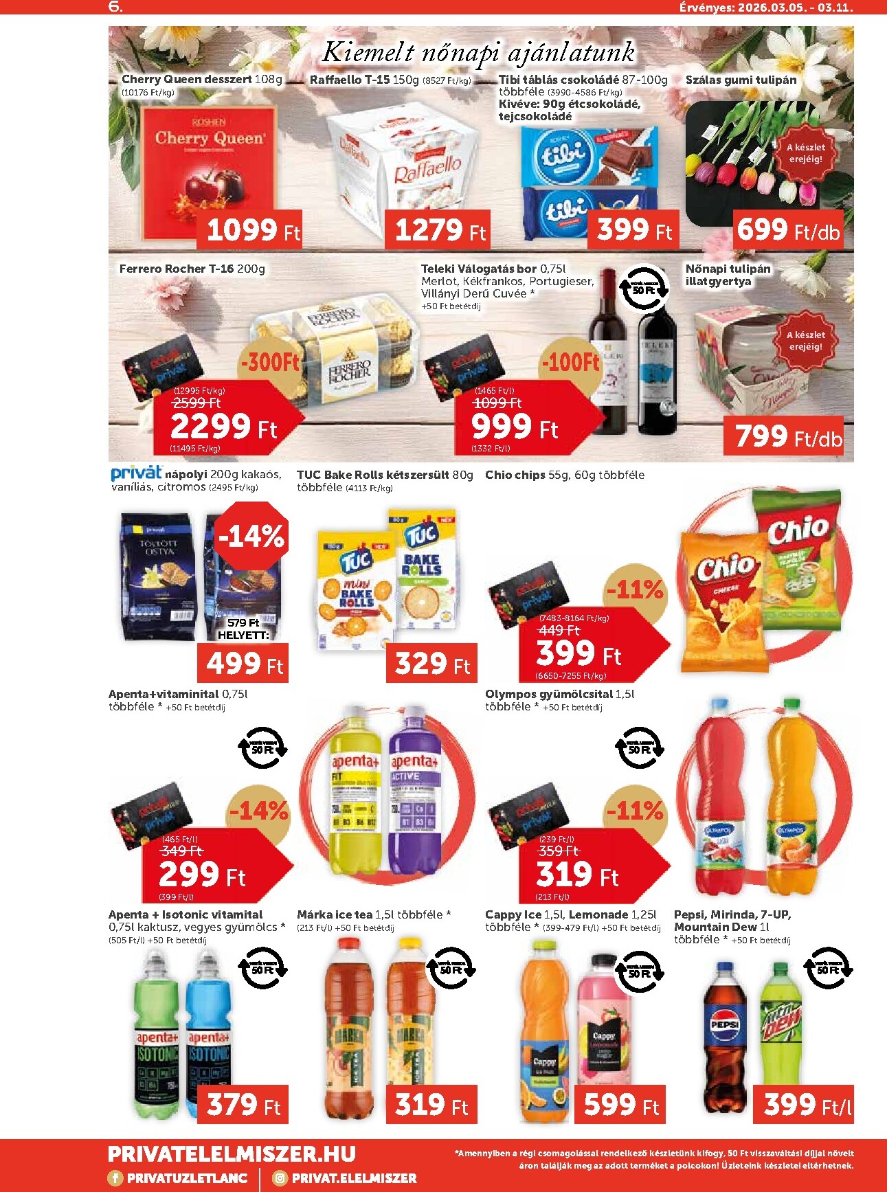 privat-elelmiszer - Privát Max akciós újság, érvényes 2026.03.05. - 2026.03.11. - page: 6
