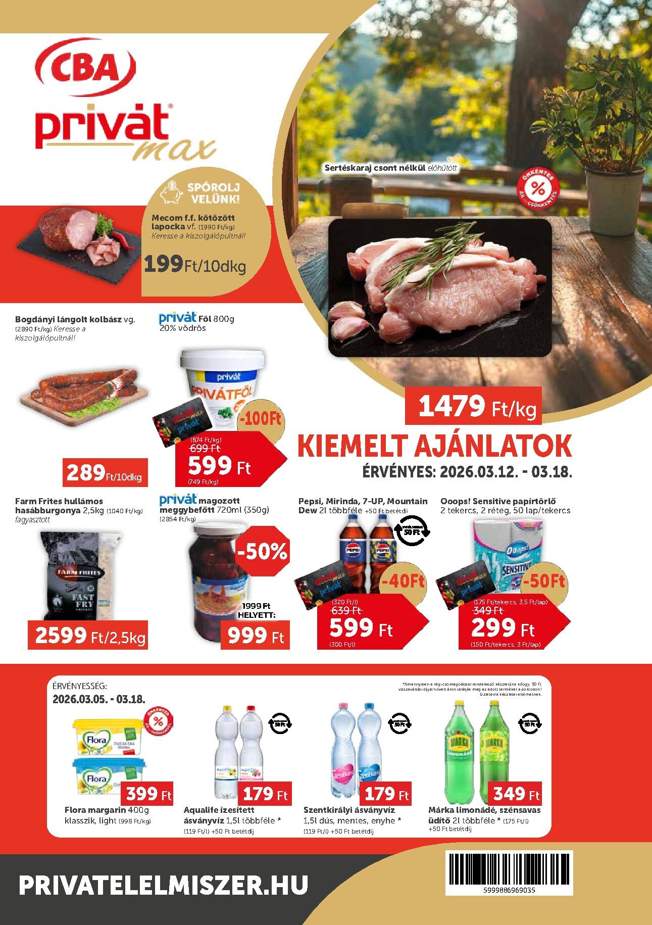 privat-elelmiszer - Privát Max akciós újság, érvényes 2026.03.12. - 2026.03.18.