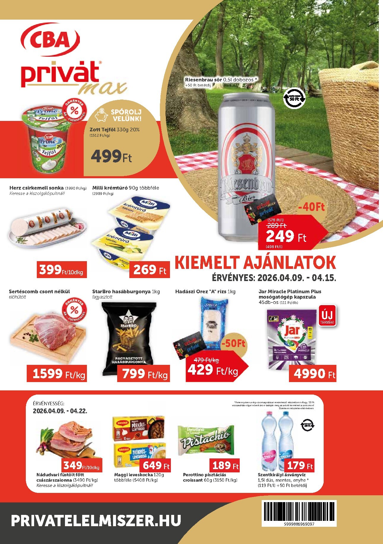 privat-elelmiszer - Privát Max akciós újság, érvényes 2026.04.09. - 2026.04.15.
