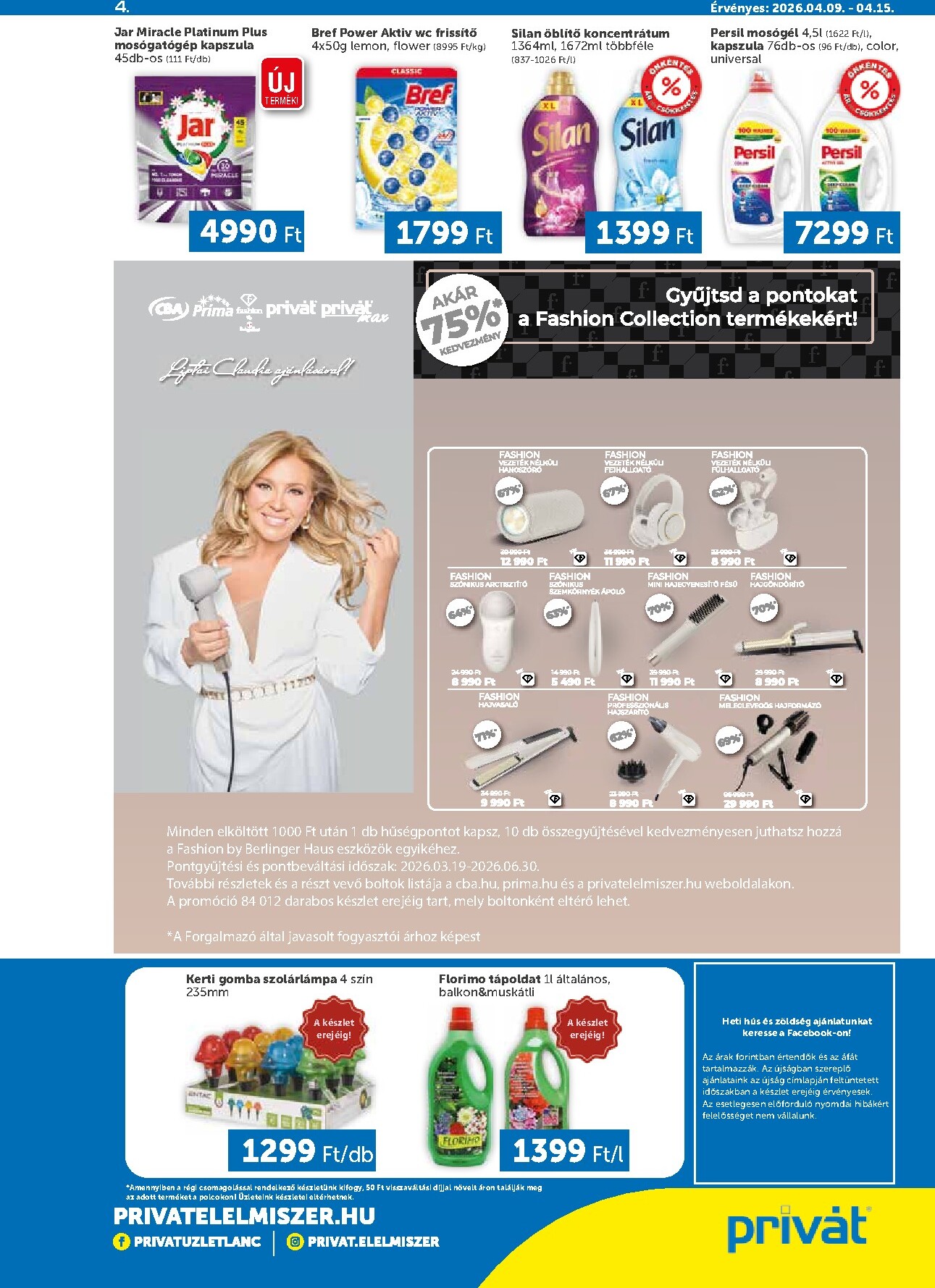 privat-elelmiszer - Privát akciós újság, érvényes 2026.04.09. - 2026.04.15. - page: 4