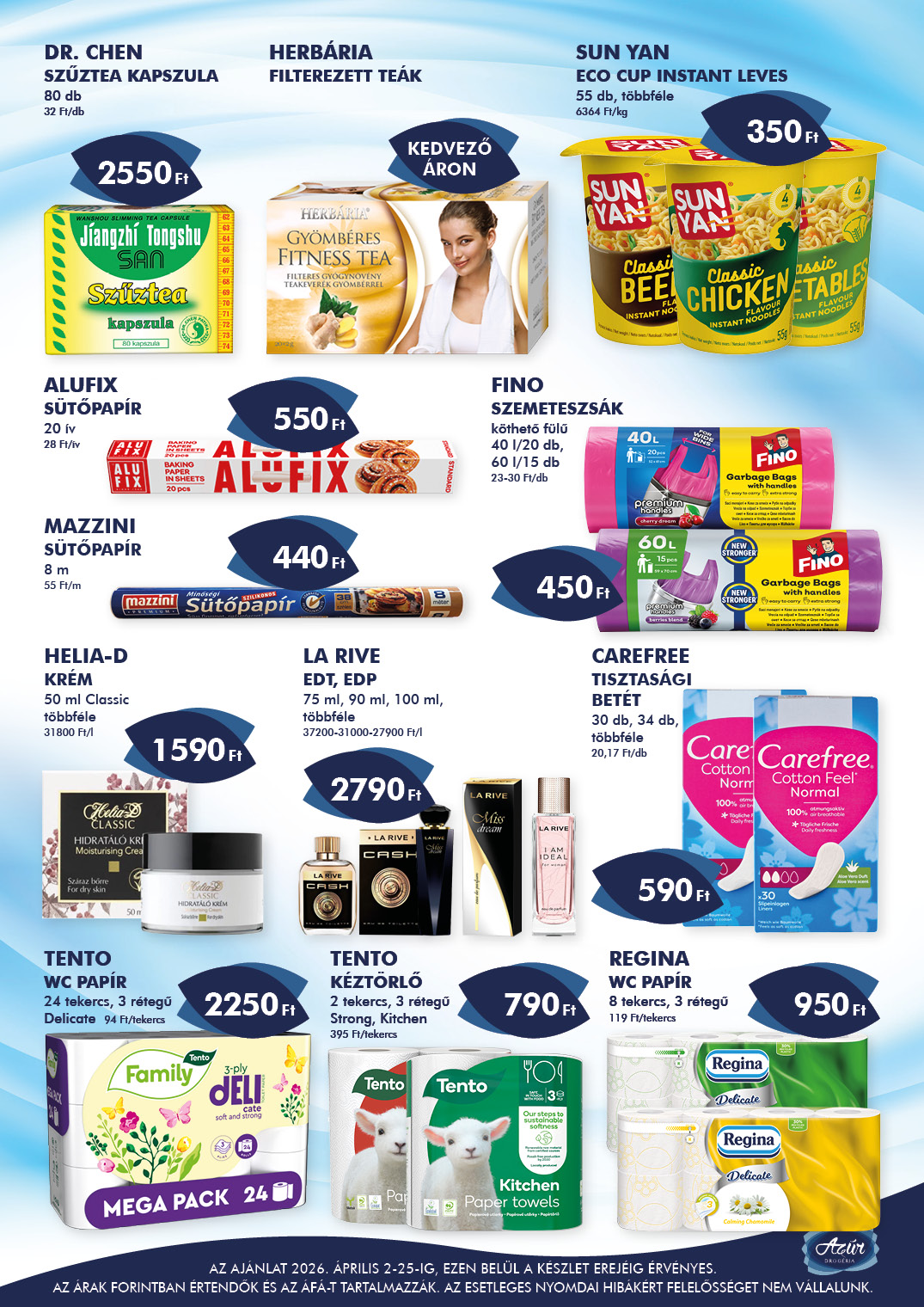azur - Azúr akciós újság, érvényes 2026.04.02. - 2026.04.25. - page: 3