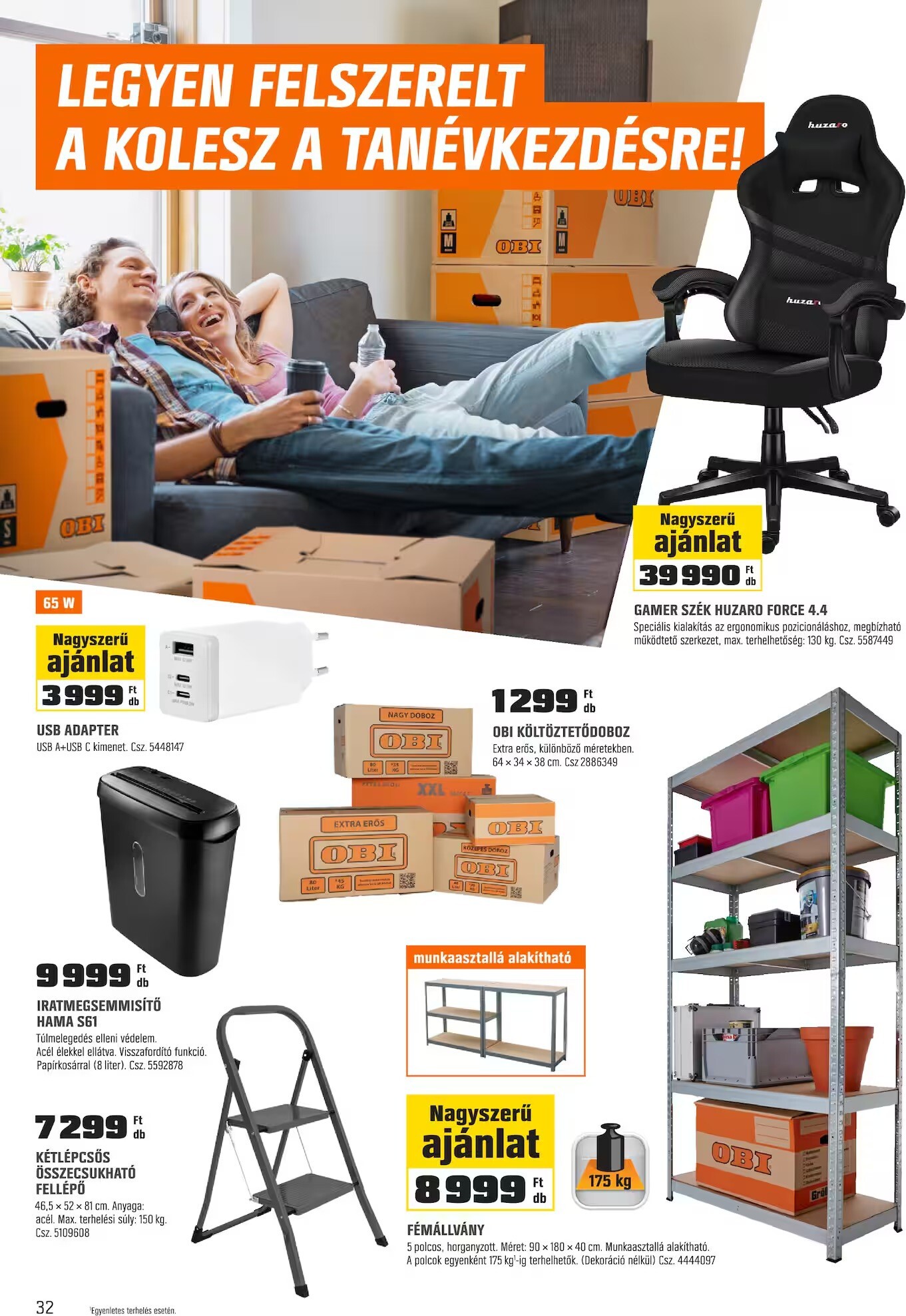 obi - Aktuális OBI szórólap érvényes keddtől 2026.08.04.-től vasárnaptól 2026.08.30.-ig - page: 32