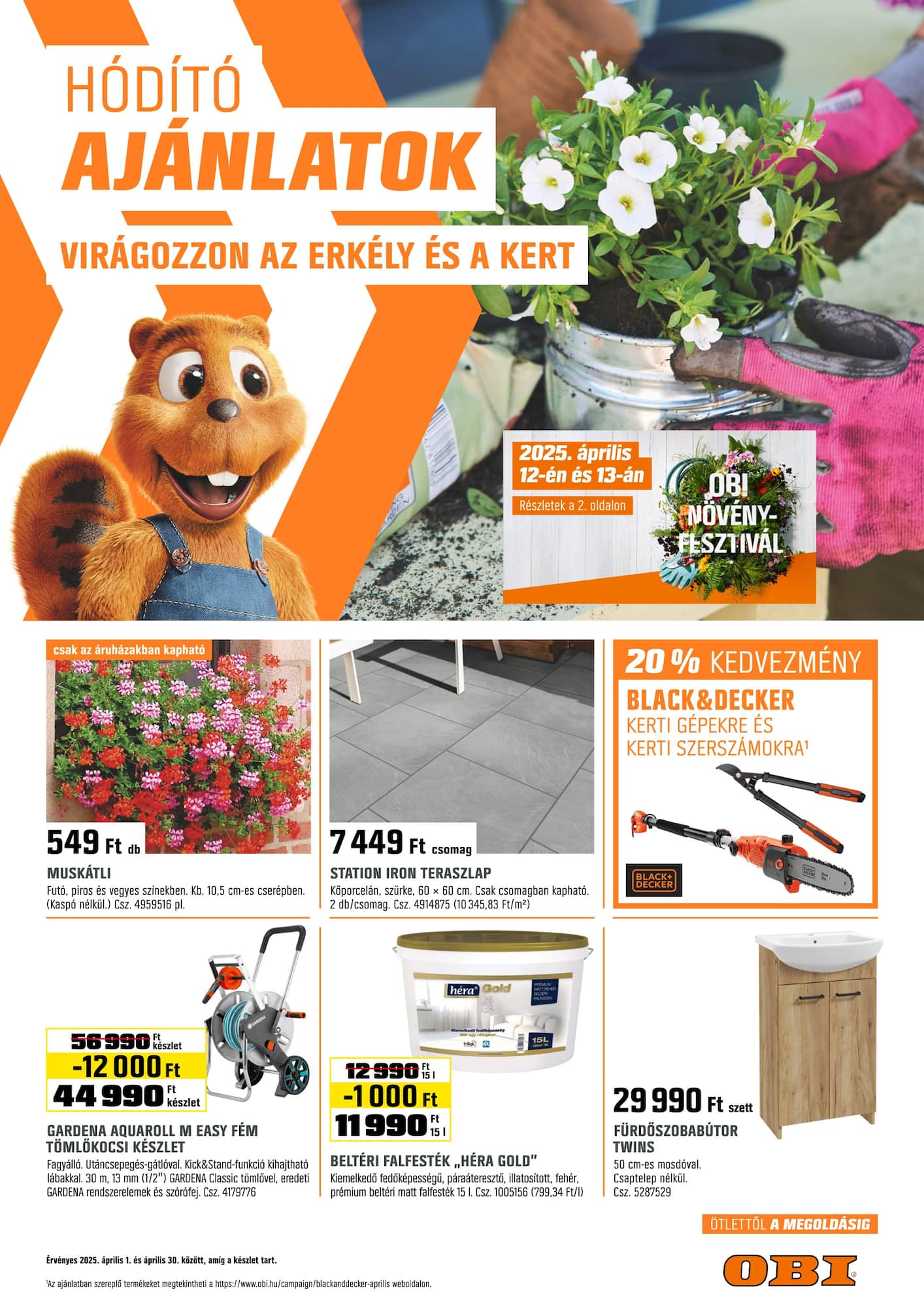 obi - OBI akciós újság, érvényes 04.01. - 04.30.