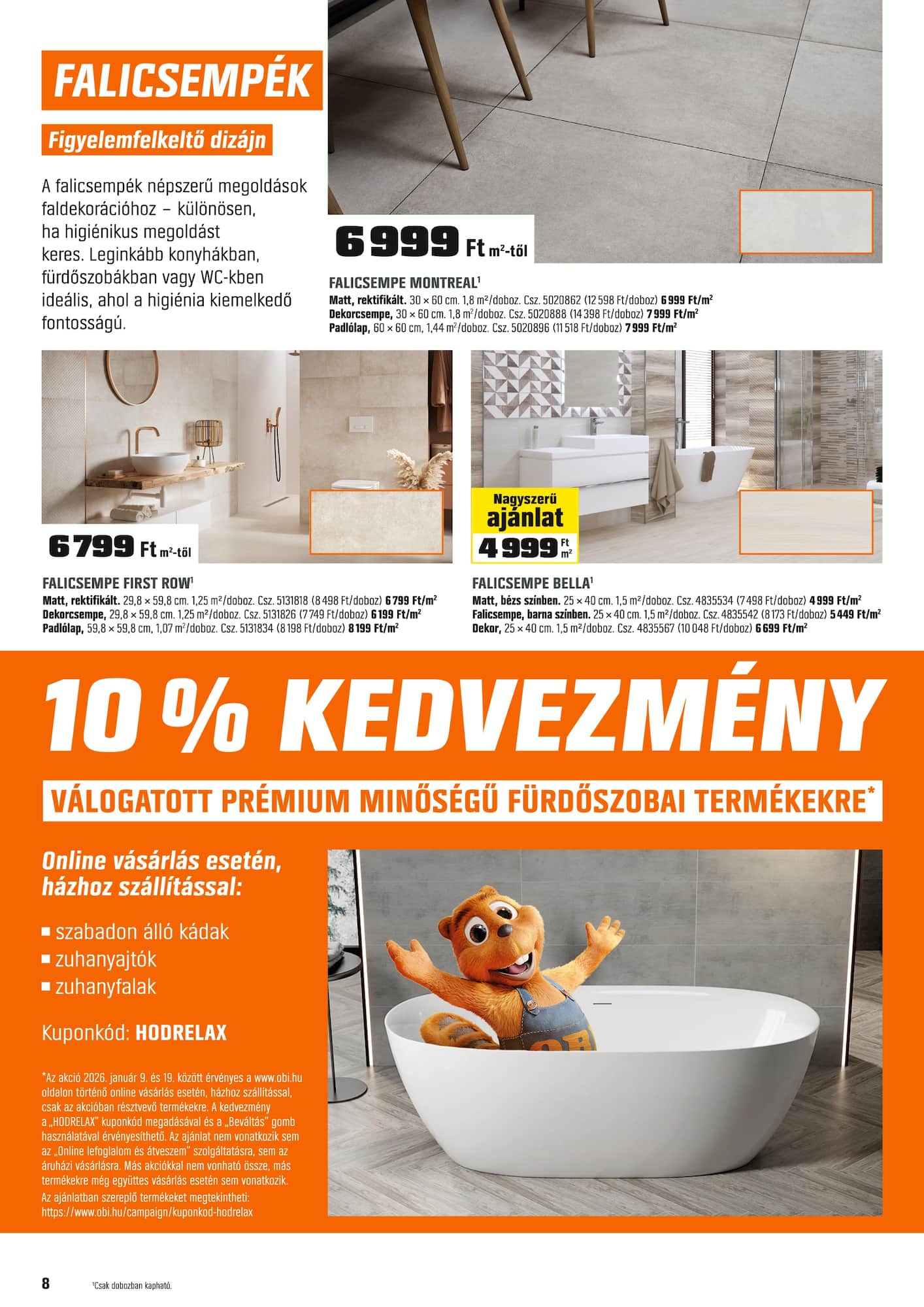 obi - OBI akciós újság, érvényes 12.30. - 02.01. - page: 8