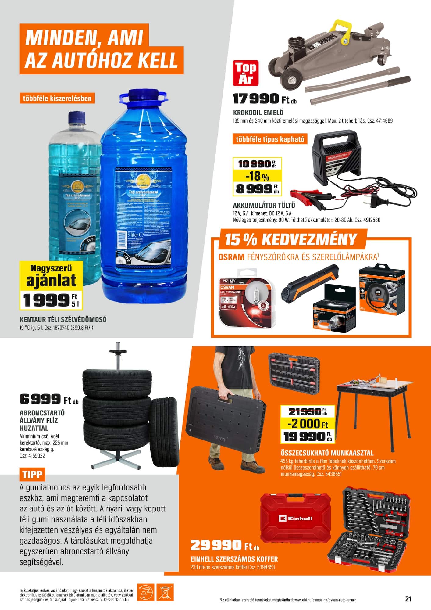 obi - OBI akciós újság, érvényes 12.30. - 02.01. - page: 21